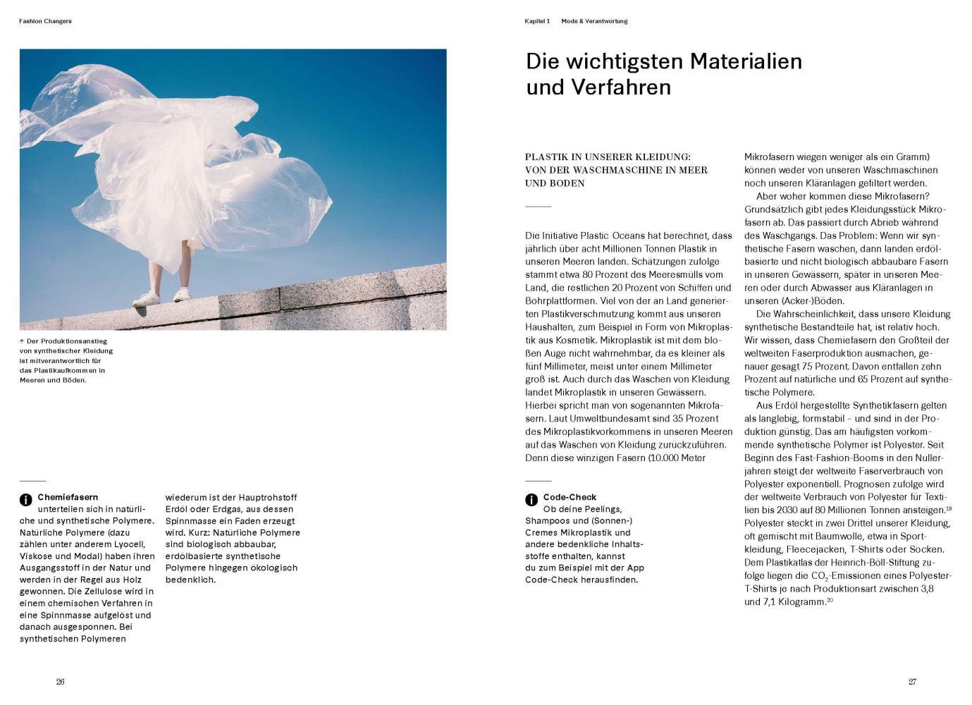 Beispielinhalt (Bild) Fashion Changers - Wie wir mit fairer Mode die Welt verändern können