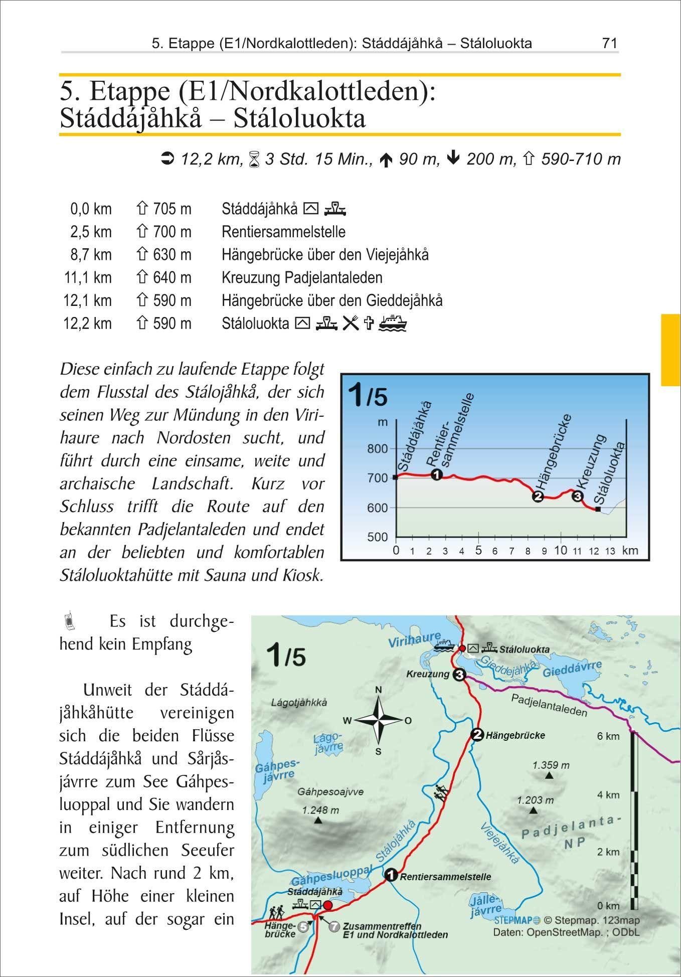 Beispielinhalt (Bild) Nordkalottleden über den E1