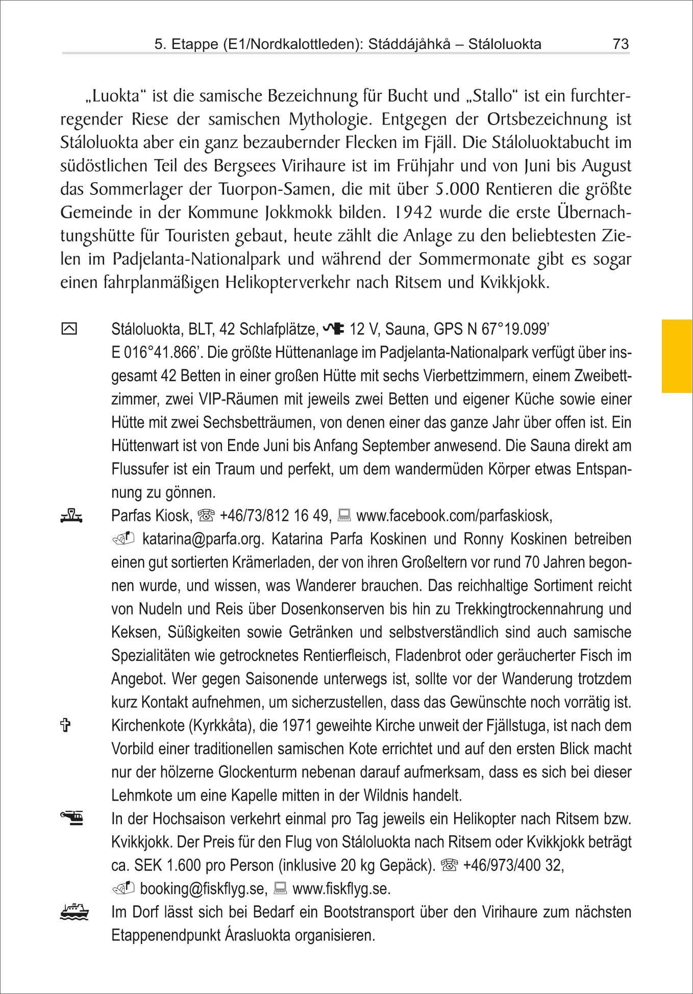 Beispielinhalt (Bild) Nordkalottleden über den E1