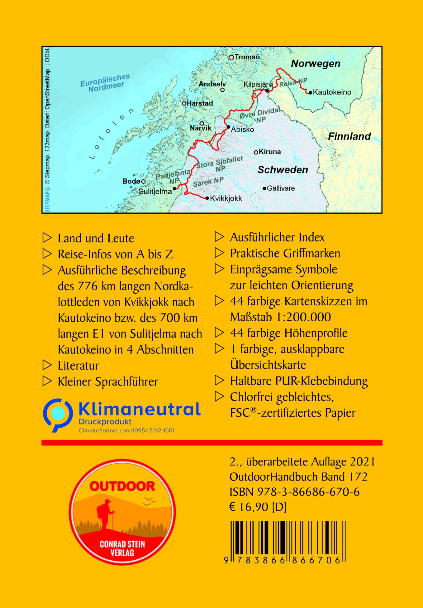 Rückseitencover Nordkalottleden über den E1