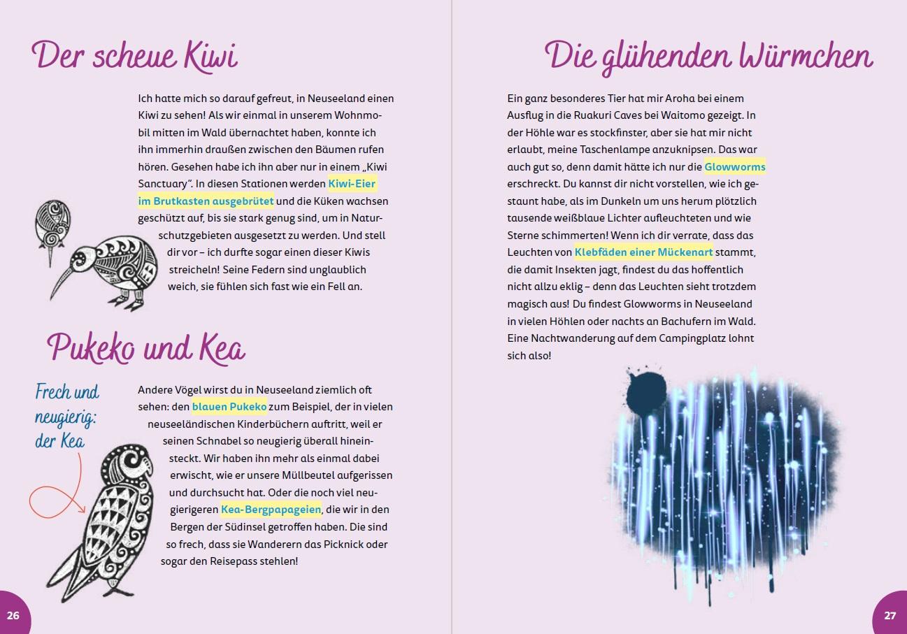 Beispielinhalt (Bild) Neuseeland for kids