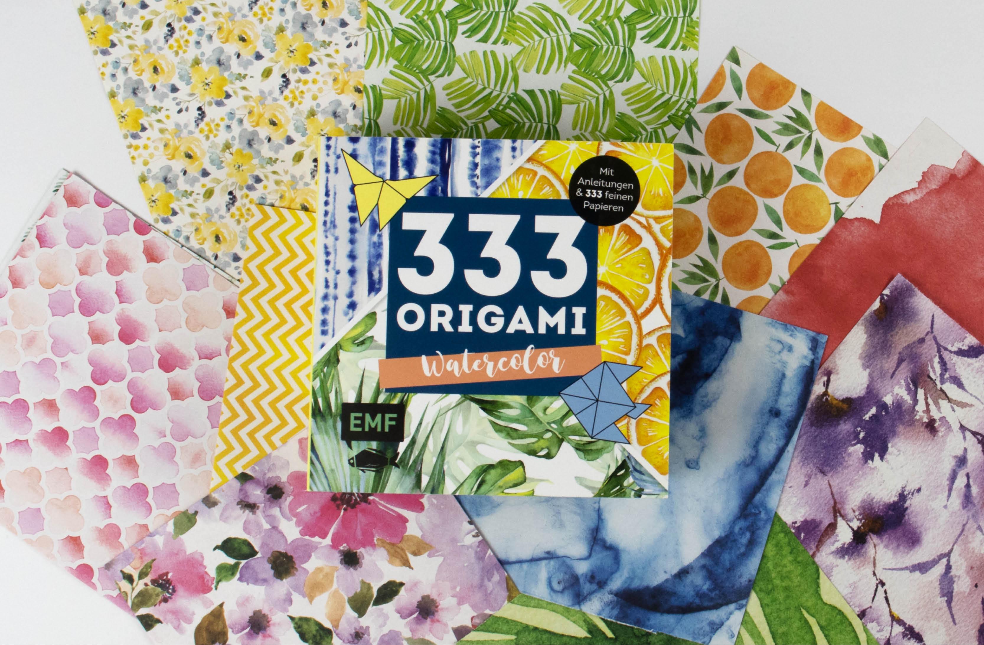 Beispielinhalt (Bild) 333 Origami - Watercolor