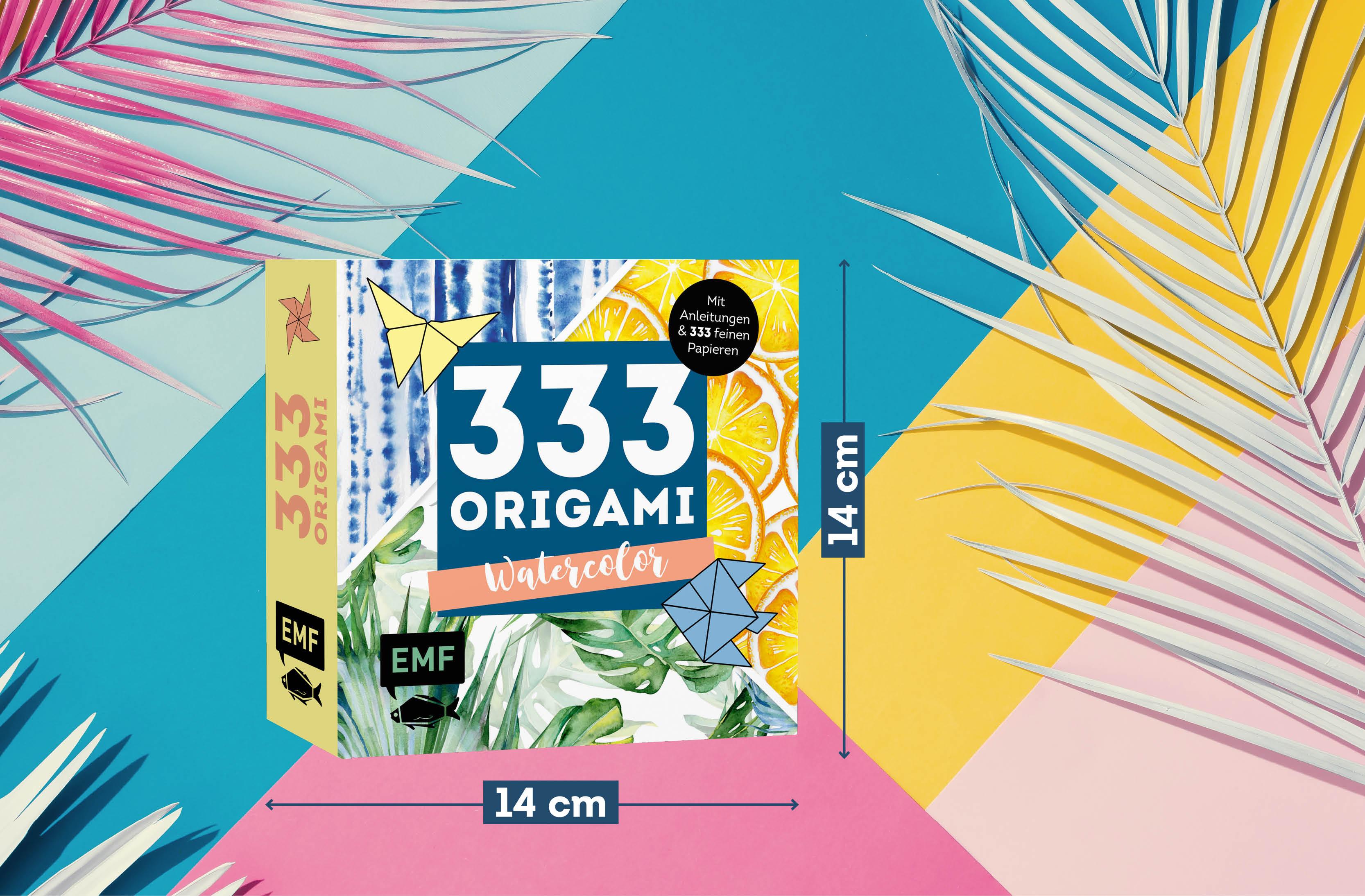 Beispielinhalt (Bild) 333 Origami - Watercolor