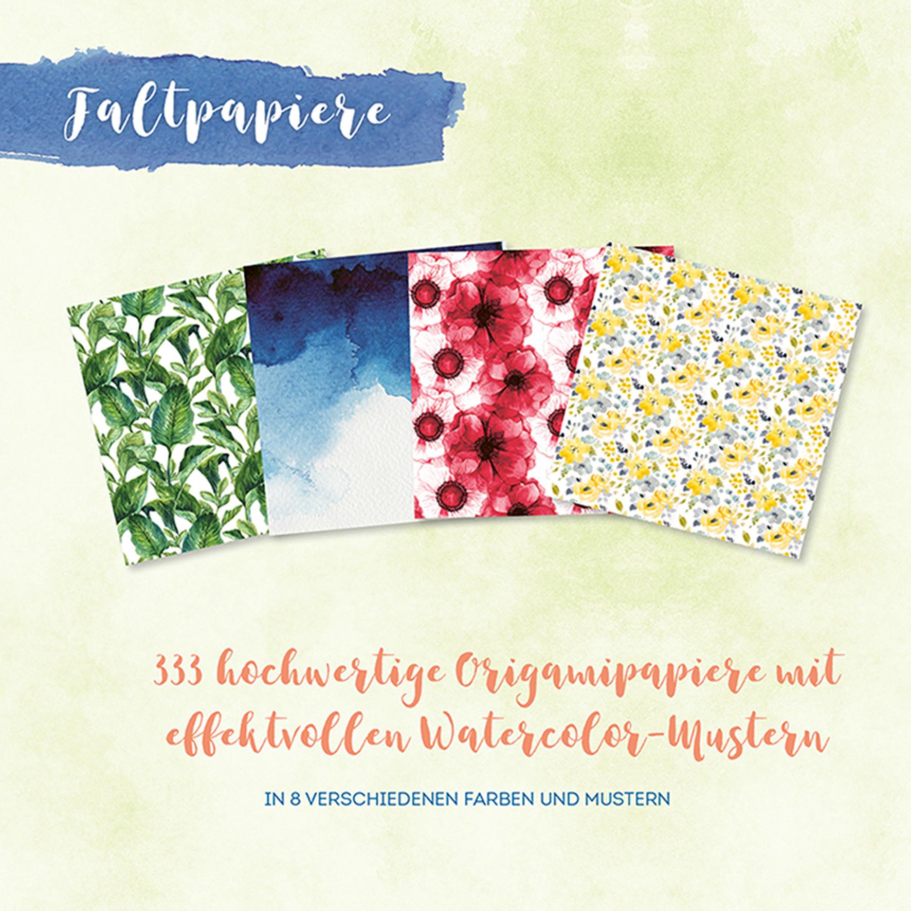 Beispielinhalt (Bild) 333 Origami - Watercolor