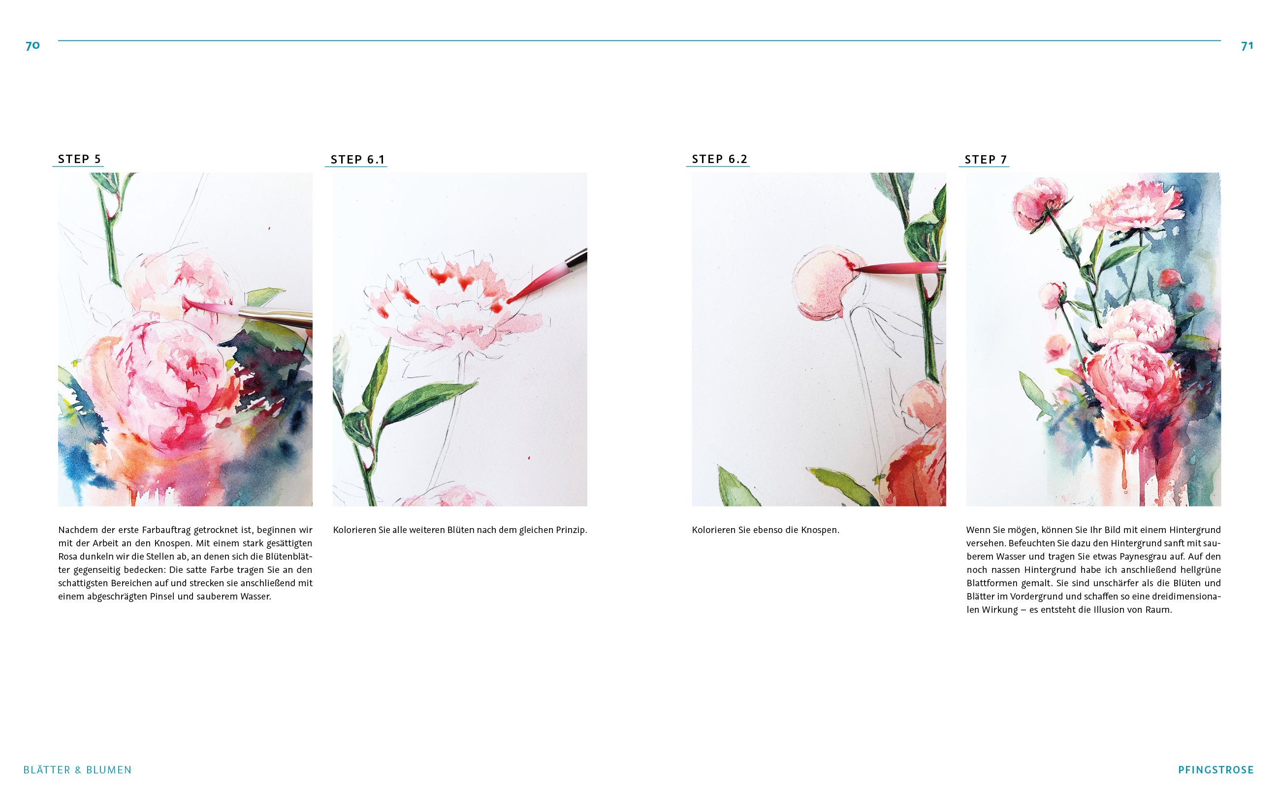 Beispielinhalt (Bild) Die Kunst der Aquarellmalerei - das große Watercolor-Grundlagenwerk