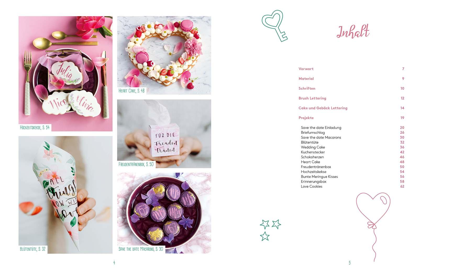 Beispielinhalt (Bild) Handlettering Wedding