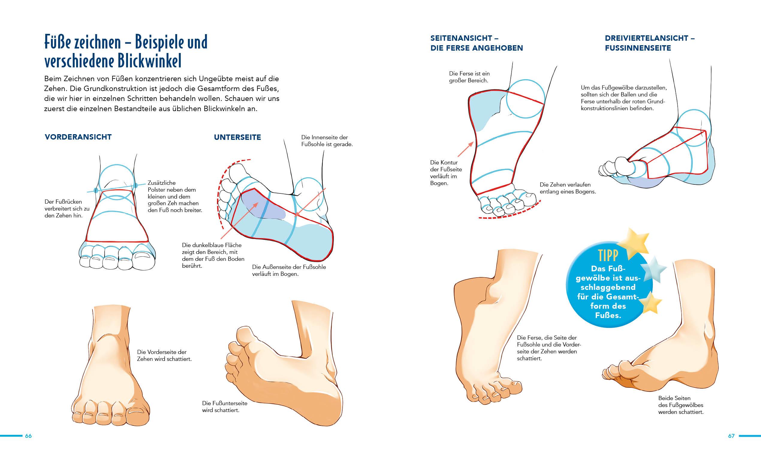 Beispielinhalt (Bild) Dein ultimativer Manga-Anime-Zeichenkurs - 111 Tipps und Tricks - Von den Grundlagen bis zur perfekten Mangafigur