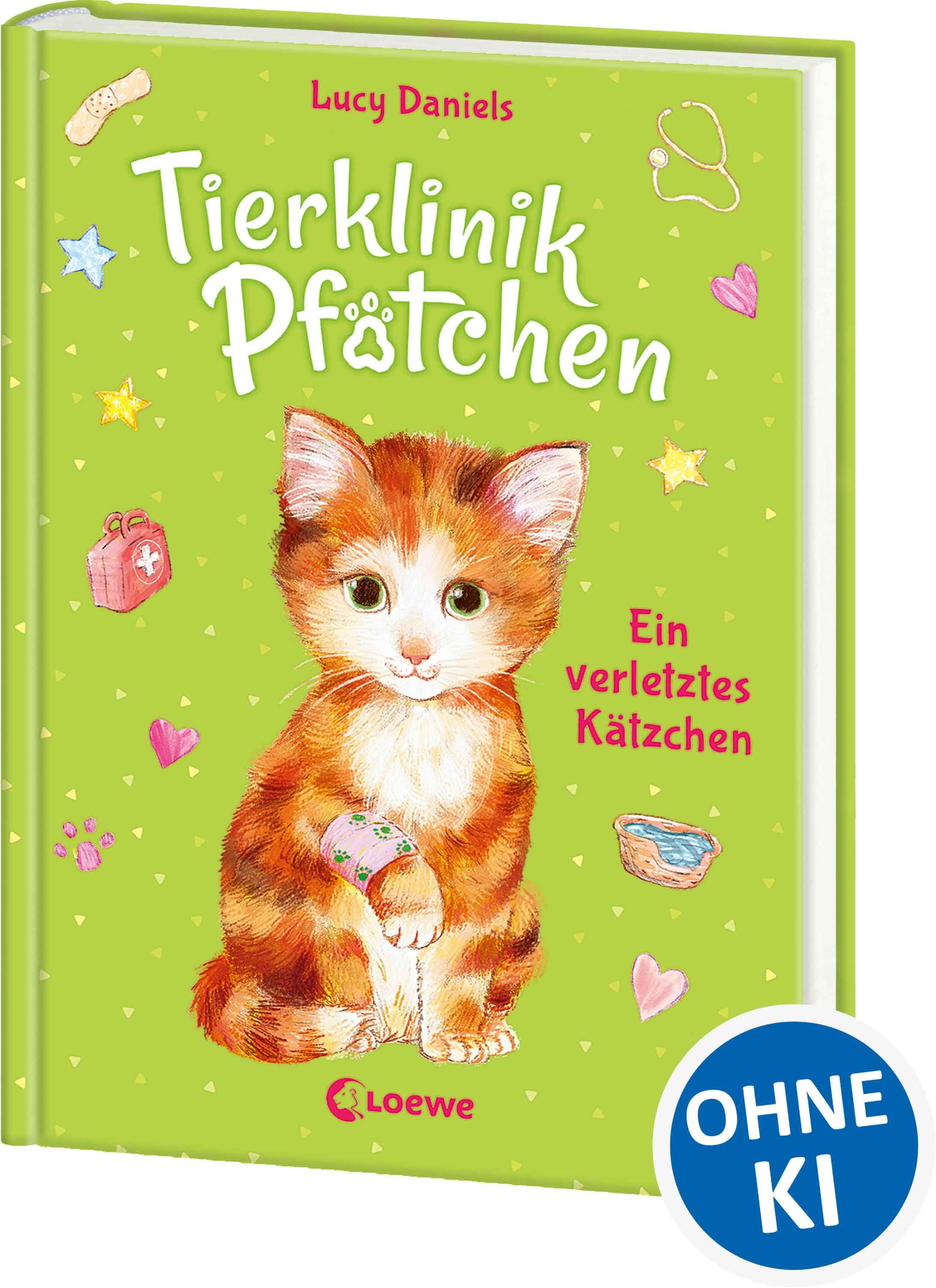 Vorderes Coverbild Tierklinik Pfötchen (Band 1) - Ein verletztes Kätzchen