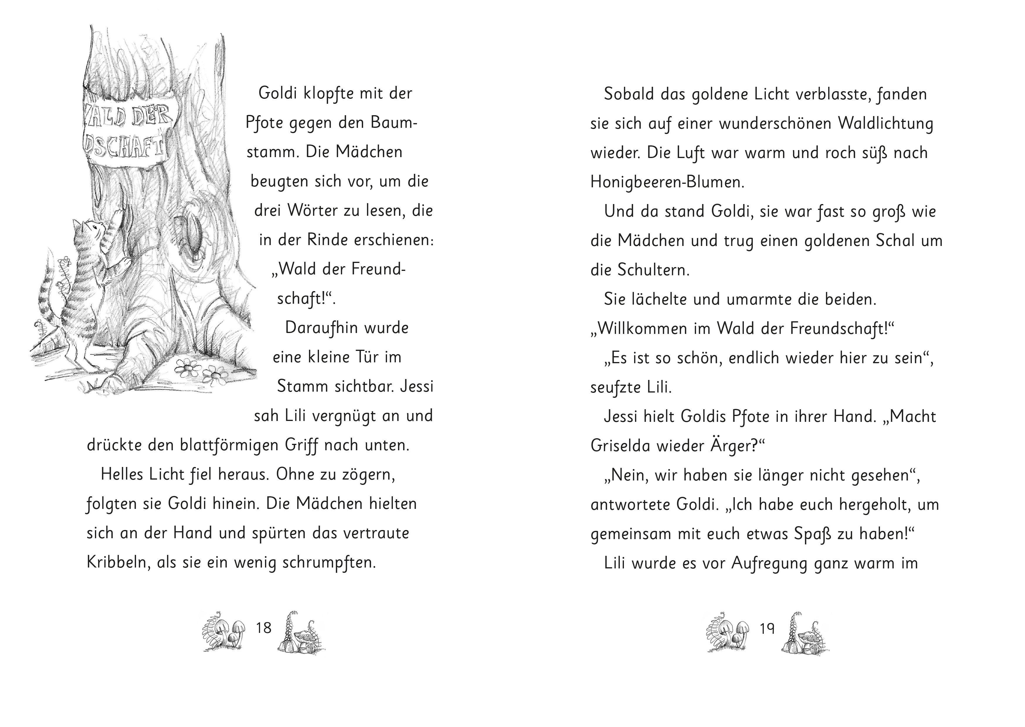 Beispielinhalt (Bild) Die magischen Tierfreunde (Band 14) - Fritzi Ferkel und der verlorene Edelstein