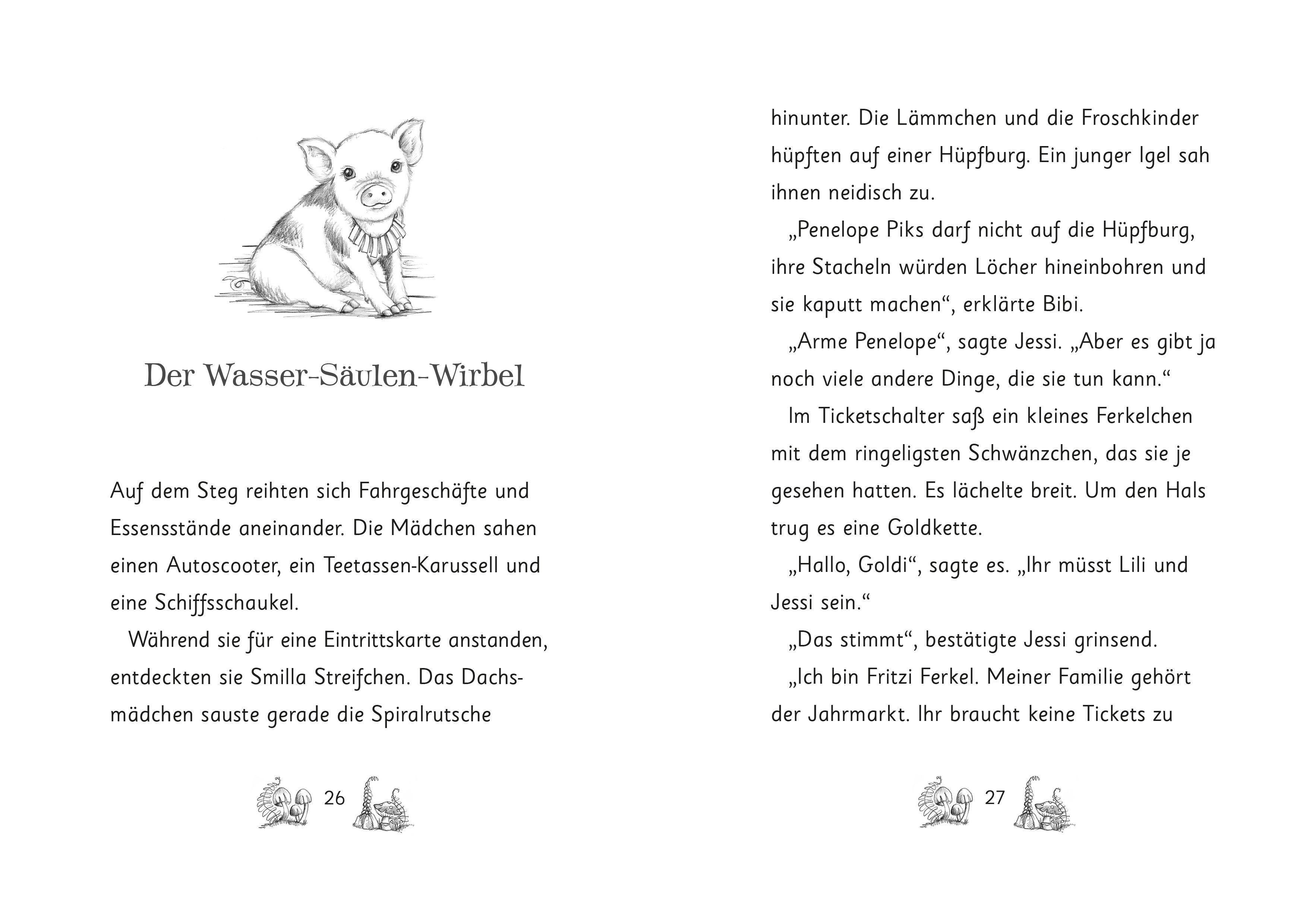 Beispielinhalt (Bild) Die magischen Tierfreunde (Band 14) - Fritzi Ferkel und der verlorene Edelstein