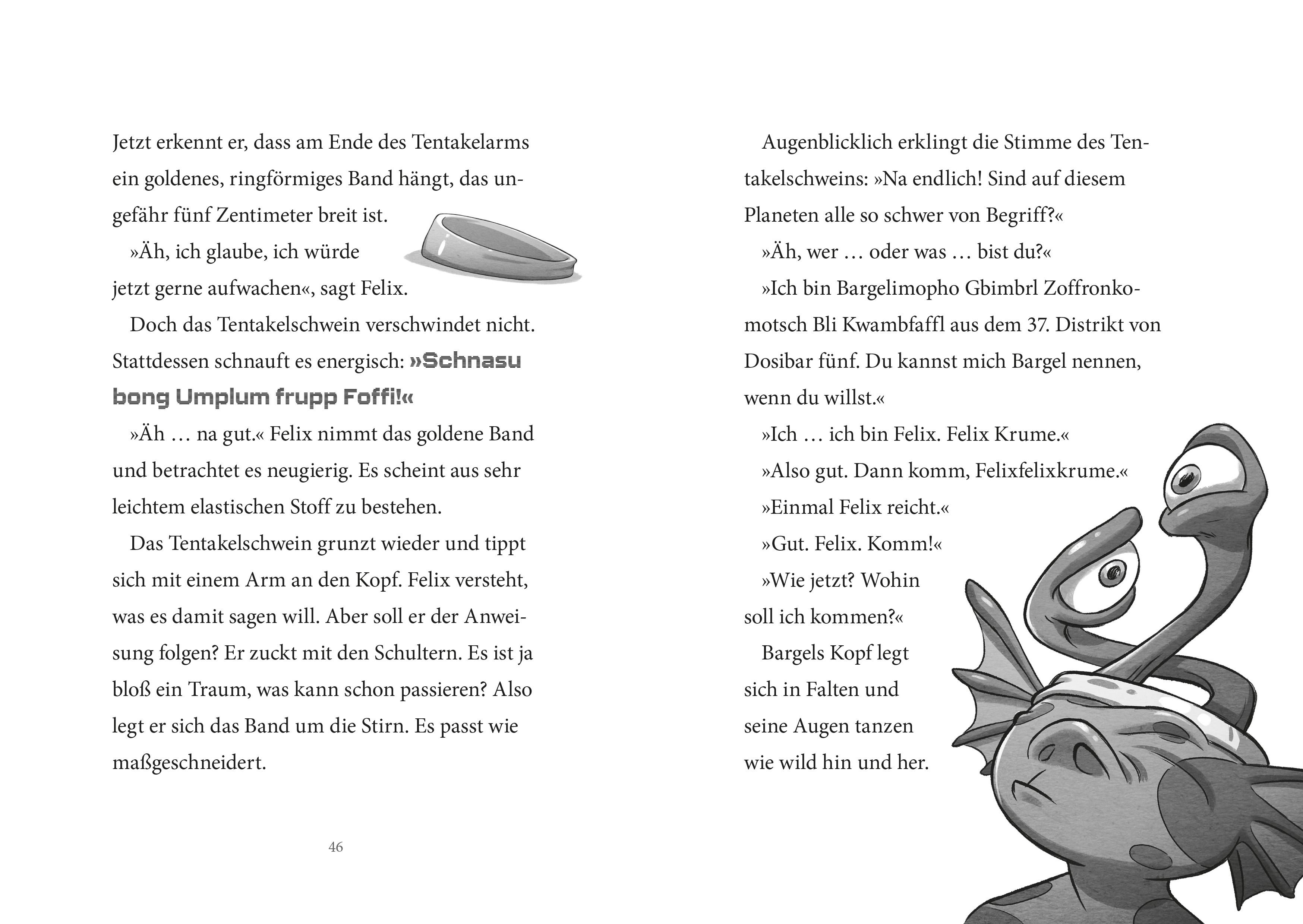 Beispielinhalt (Bild) Galactic Gamers (Band 1) - Der Quantenkristall