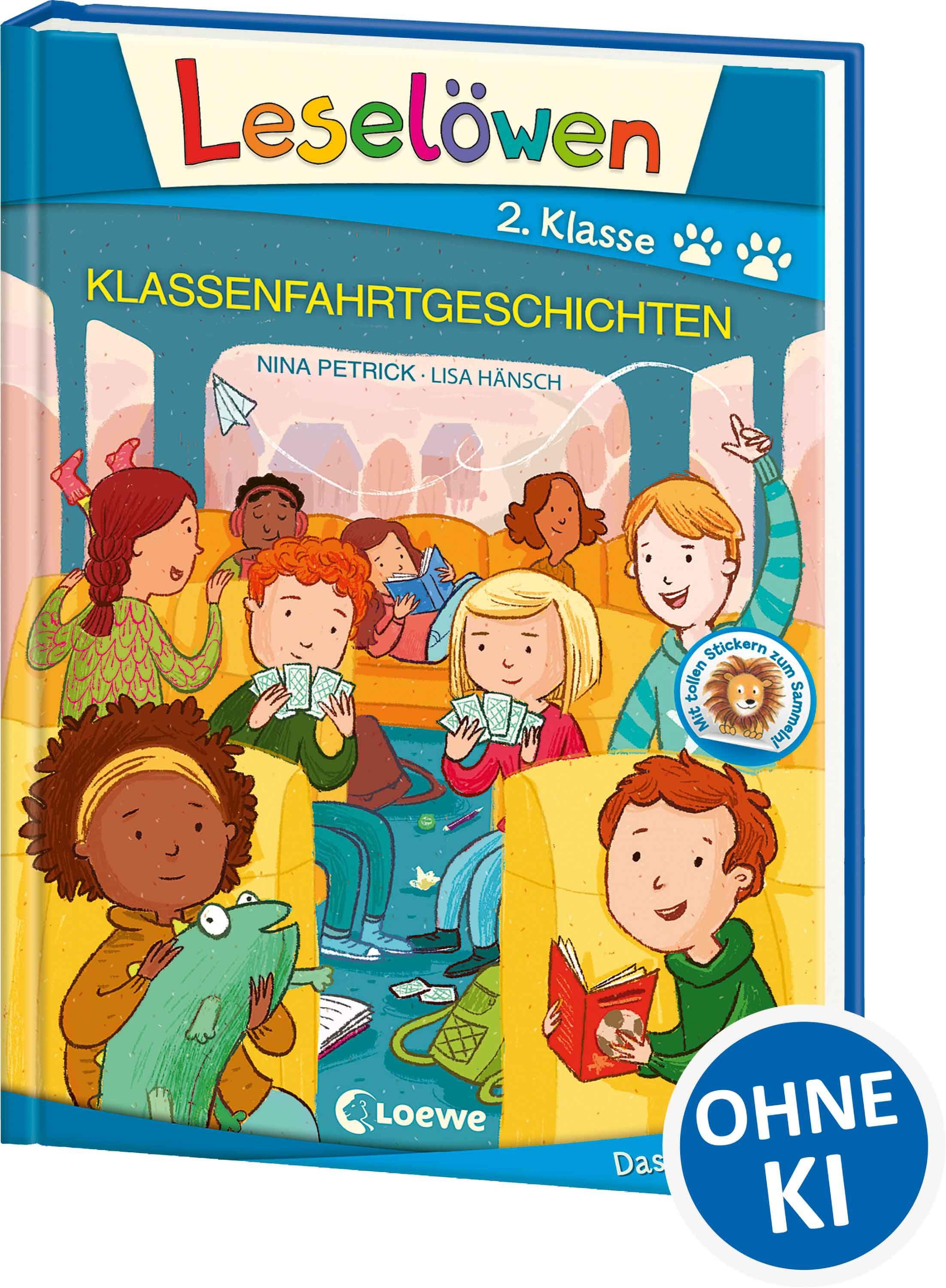 Vorderes Coverbild Leselöwen 2. Klasse - Klassenfahrtgeschichten