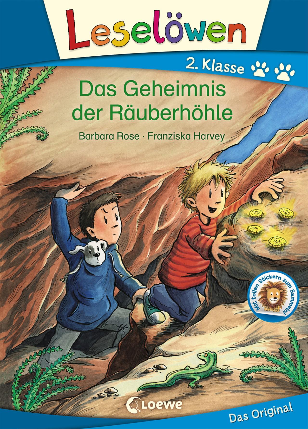 Vorderes Coverbild Leselöwen 2. Klasse - Das Geheimnis der Räuberhöhle