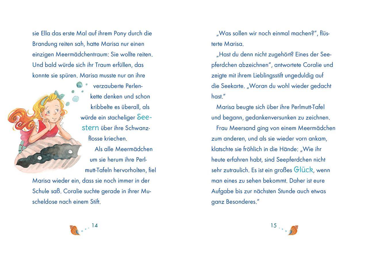 Beispielinhalt (Bild) Marisa Meermädchen (Band 2) - Das große Ponyglück
