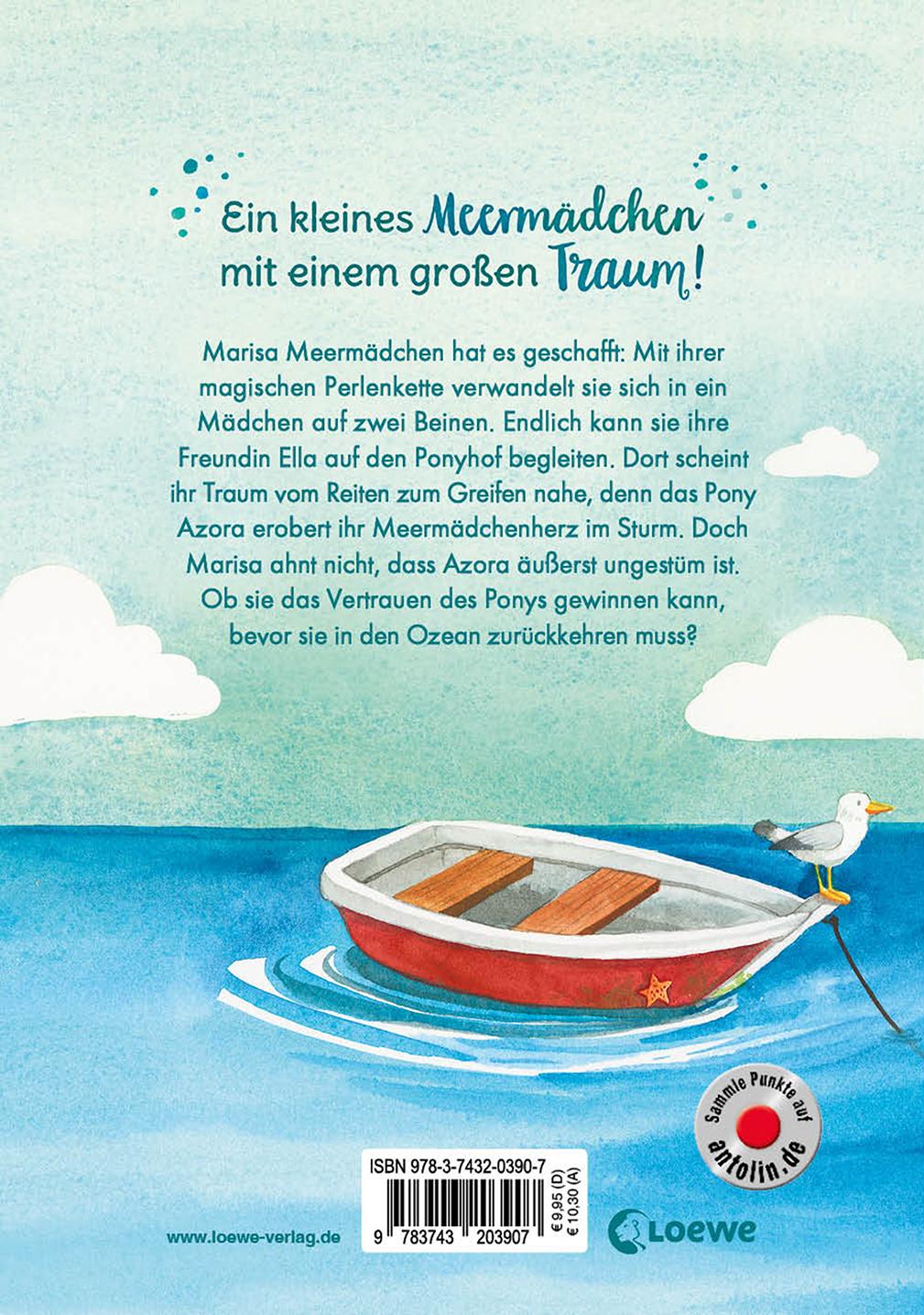 Rückseitencover Marisa Meermädchen (Band 2) - Das große Ponyglück