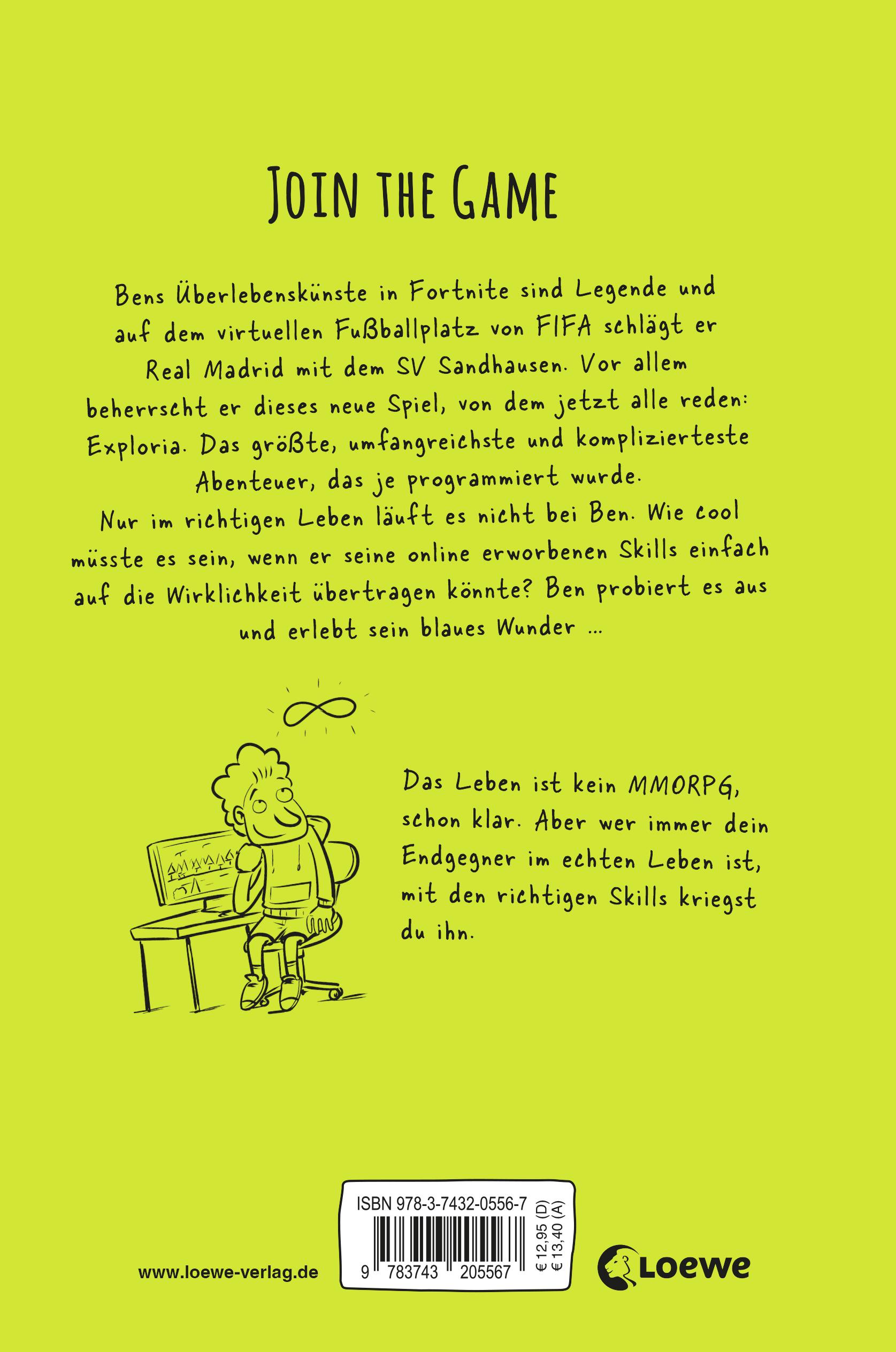 Rückseitencover Bens legendäre Skills (Band 1) - Liebe deine Endgegner