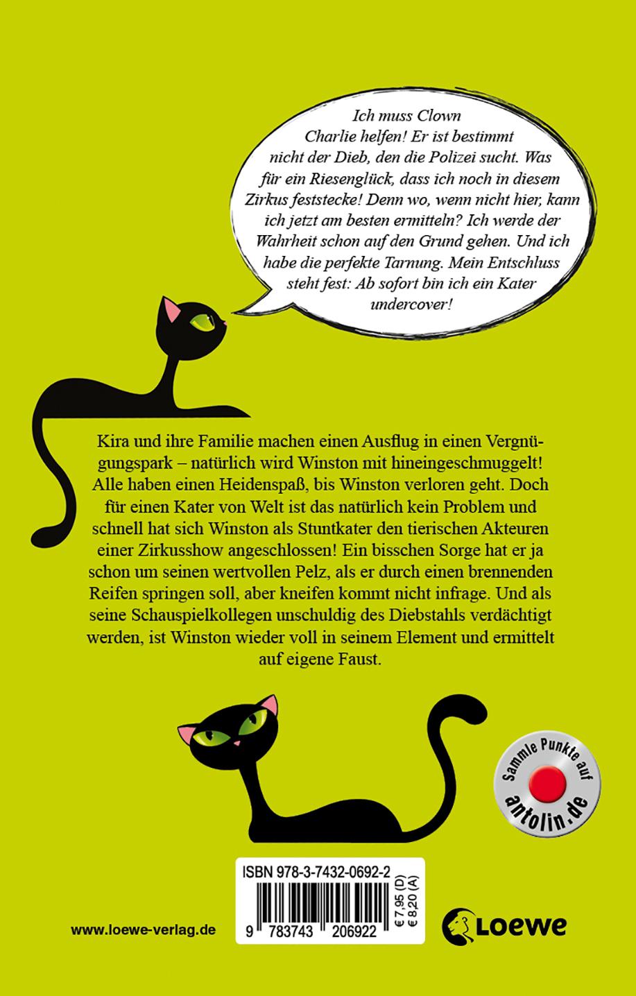Rückseitencover Winston (Band 5) - Kater Undercover