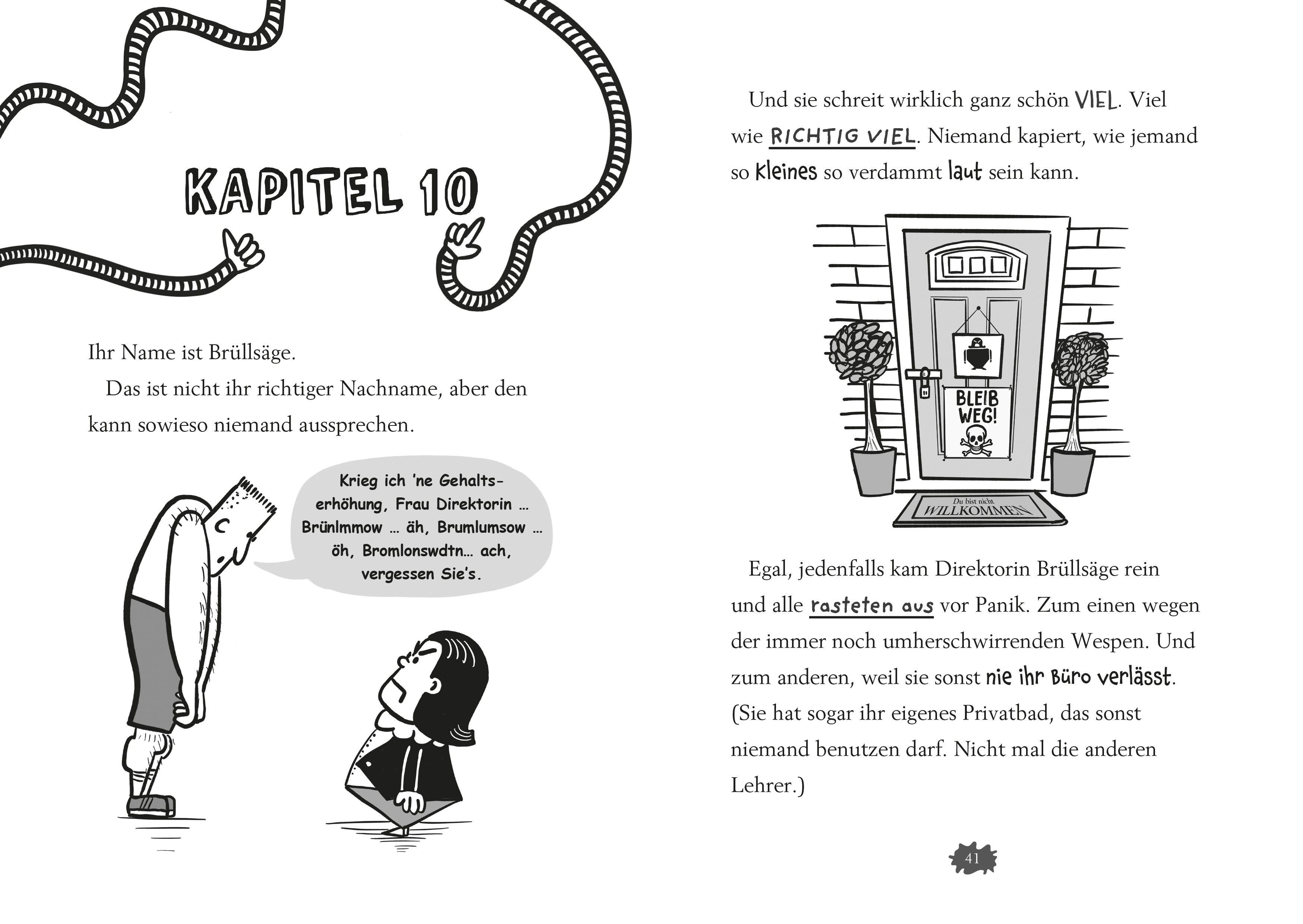 Beispielinhalt (Bild) Larry Lauch zerstört die Schule (Band 1)