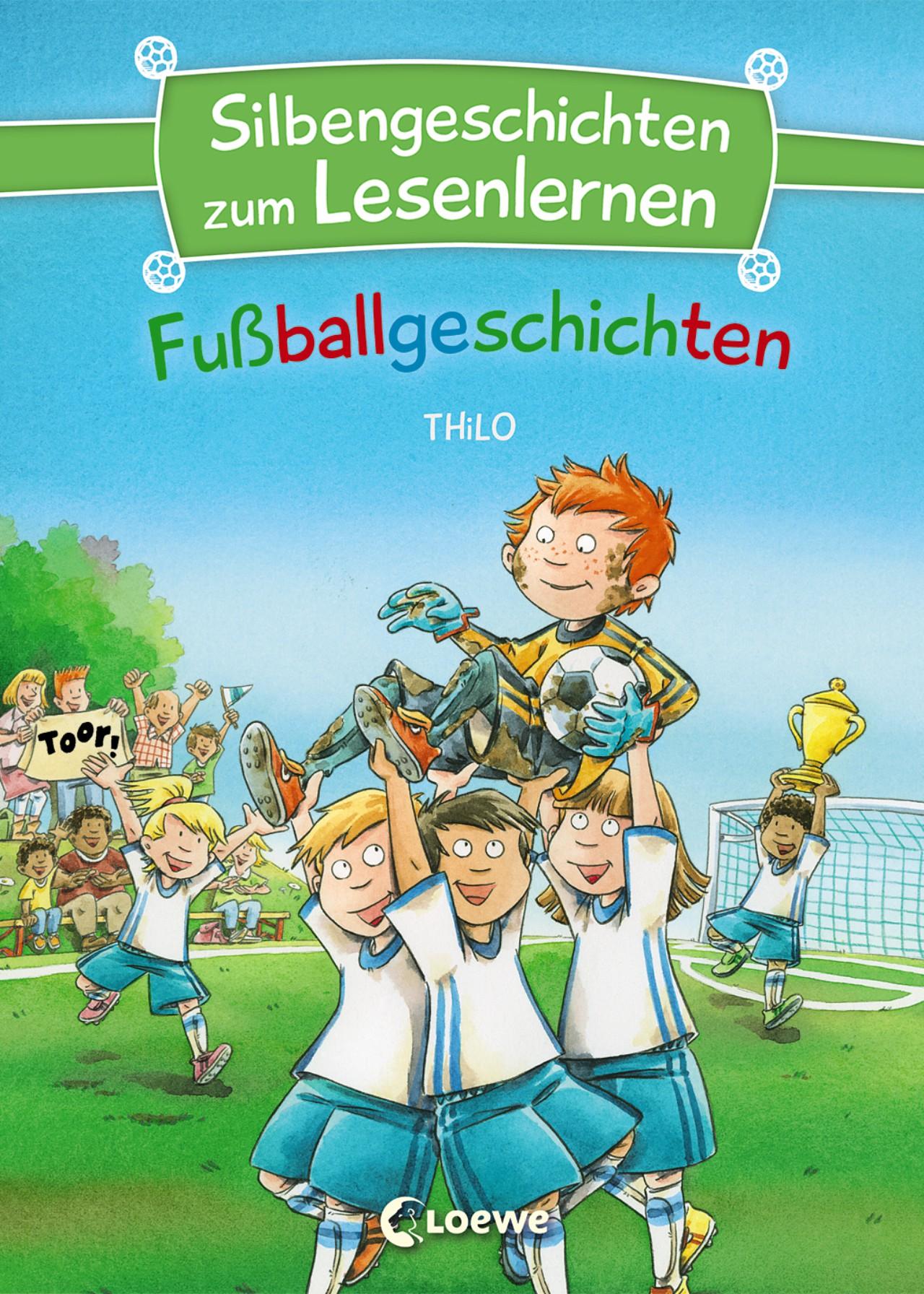 Vorderes Coverbild Silbengeschichten zum Lesenlernen - Fußballgeschichten