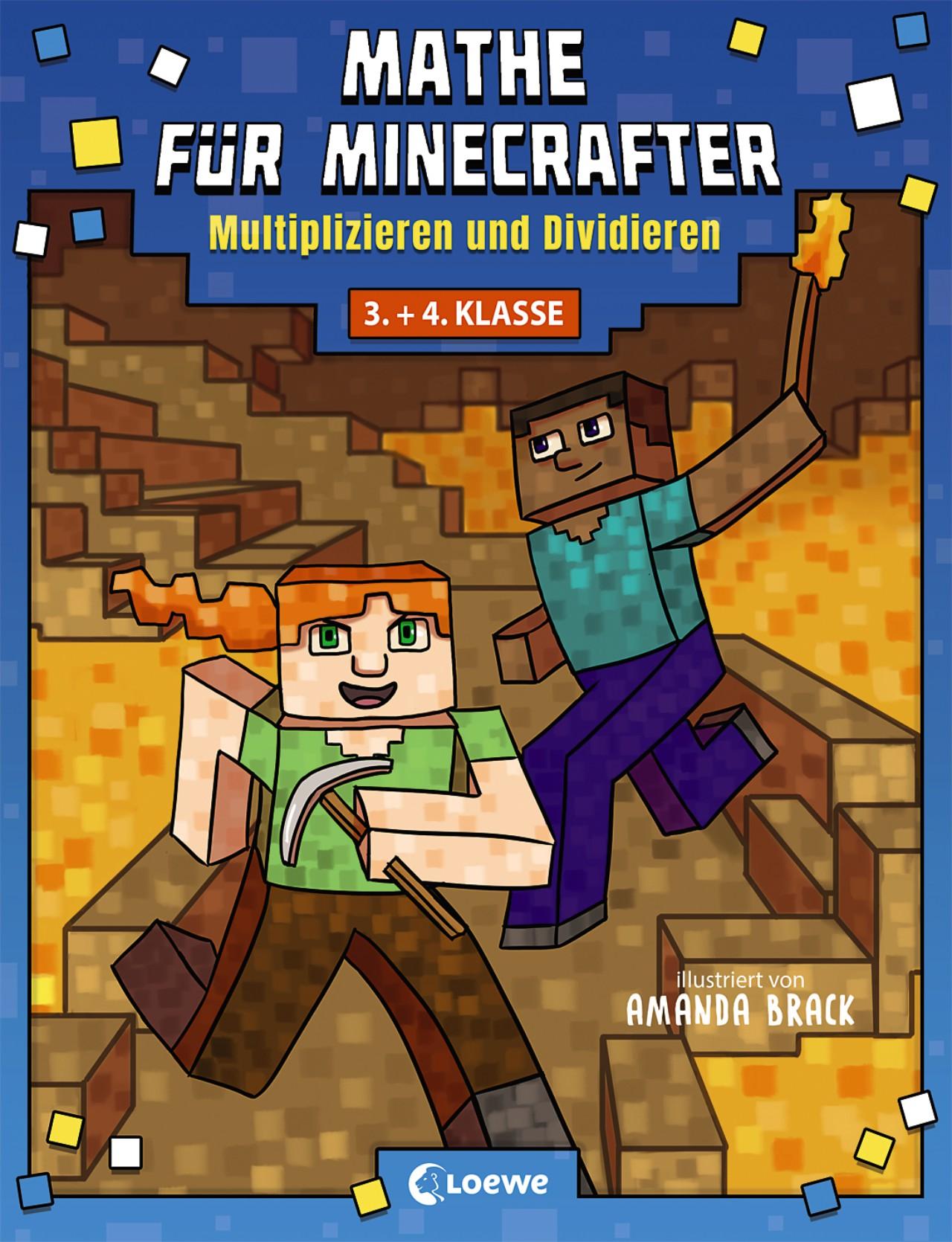 Vorderes Coverbild Mathe für Minecrafter - Multiplizieren und Dividieren
