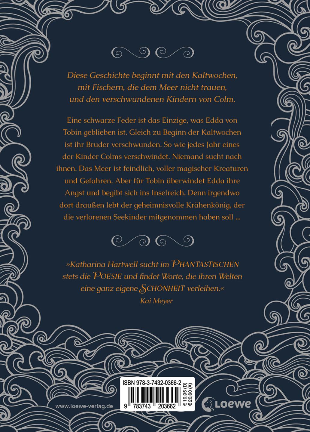 Rückseitencover Die Silbermeer-Saga (Band 1) - Der König der Krähen