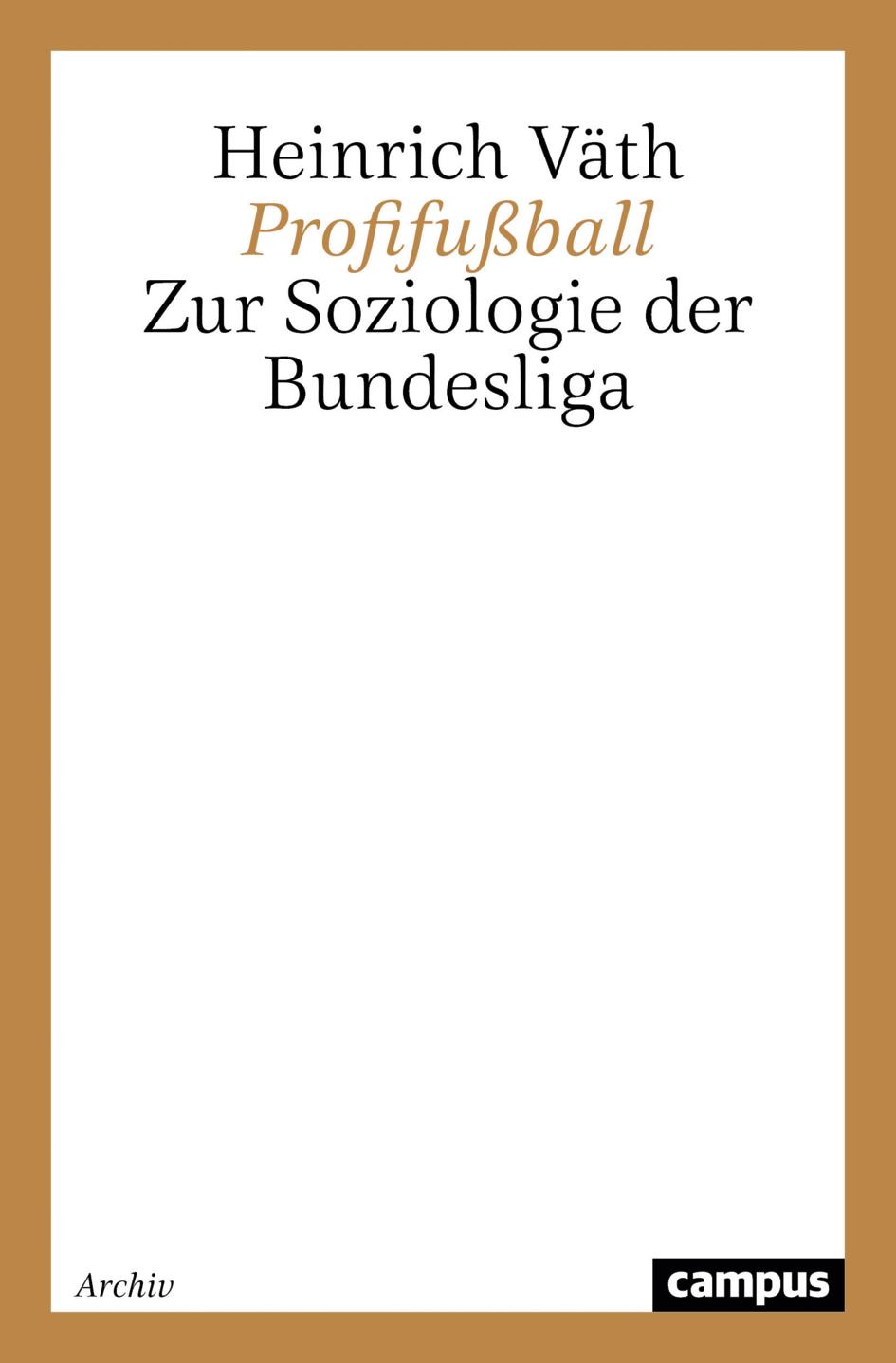 Vorderes Coverbild Profifußball