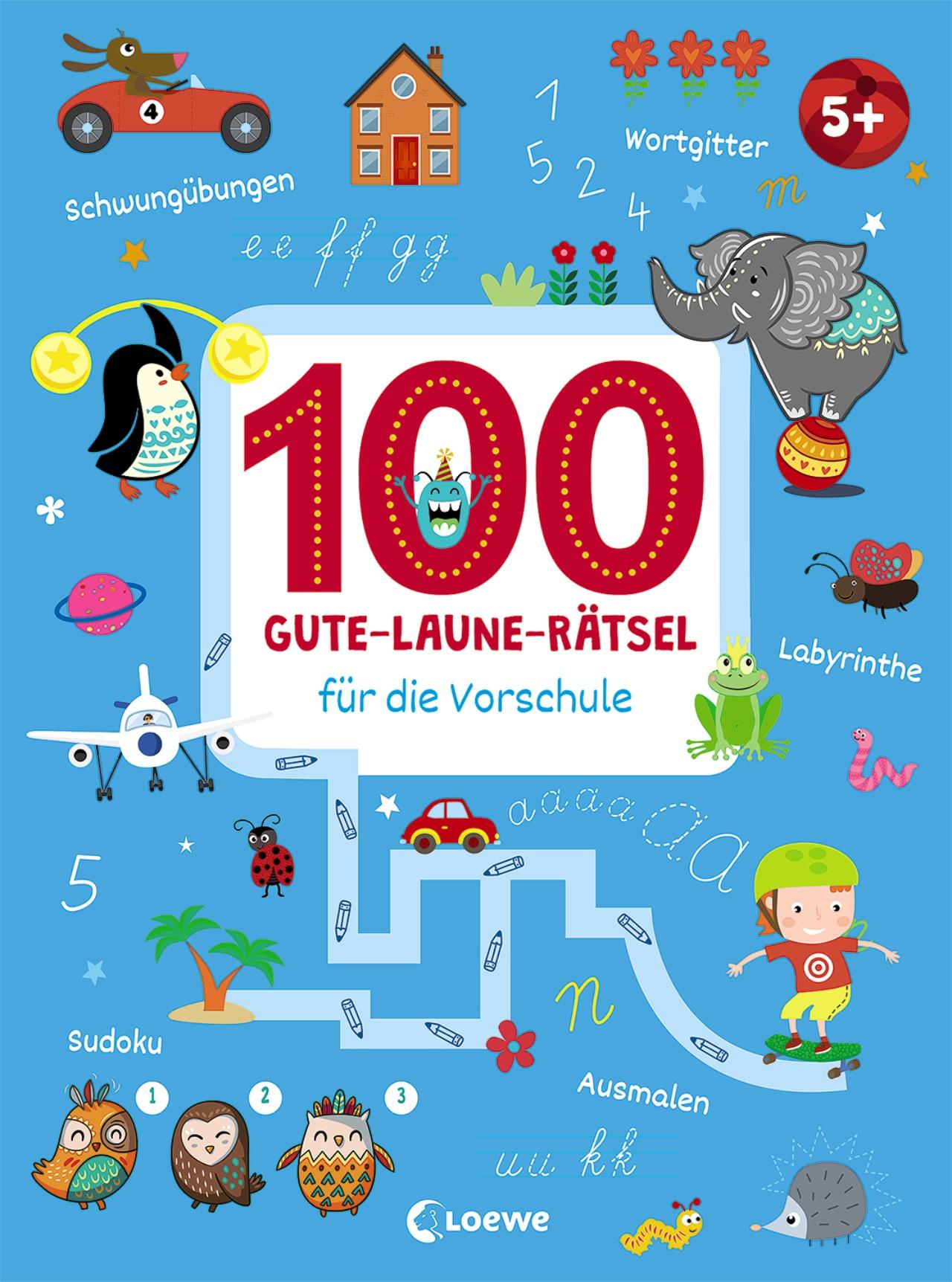 Vorderes Coverbild 100 Gute-Laune-Rätsel für die Vorschule
