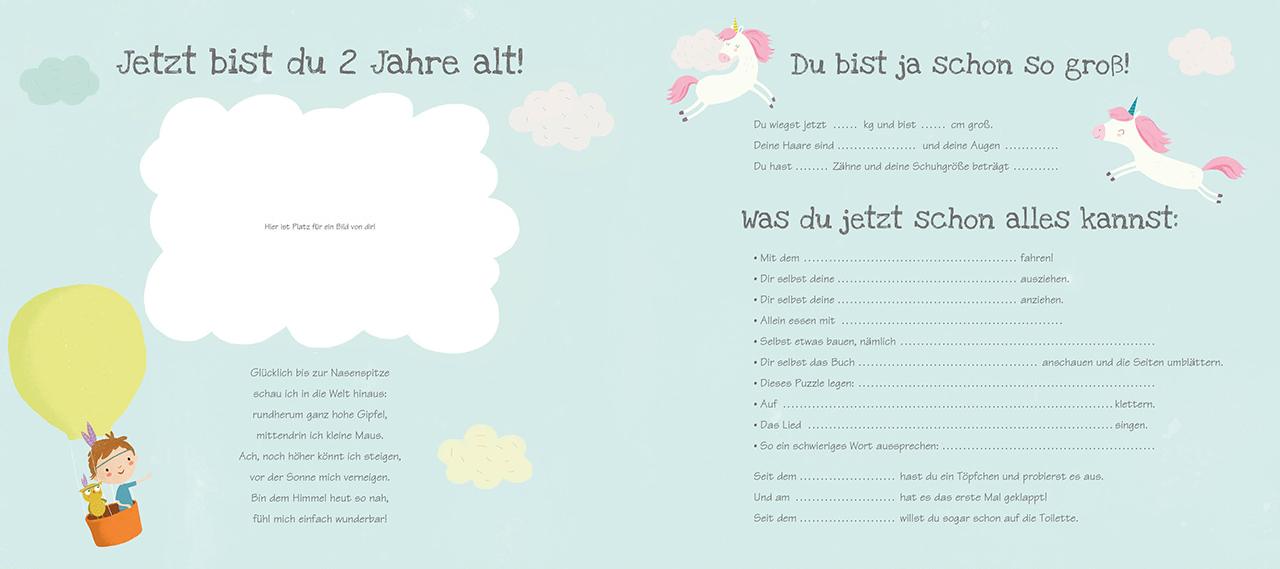 Beispielinhalt (Bild) Du bist einfach wundervoll - Dein Babyalbum
