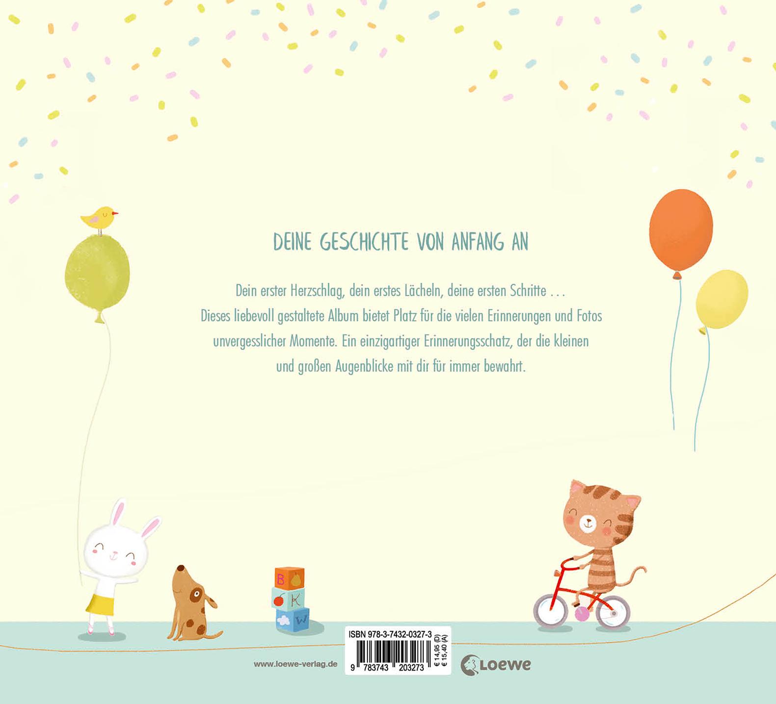 Rückseitencover Du bist einfach wundervoll - Dein Babyalbum