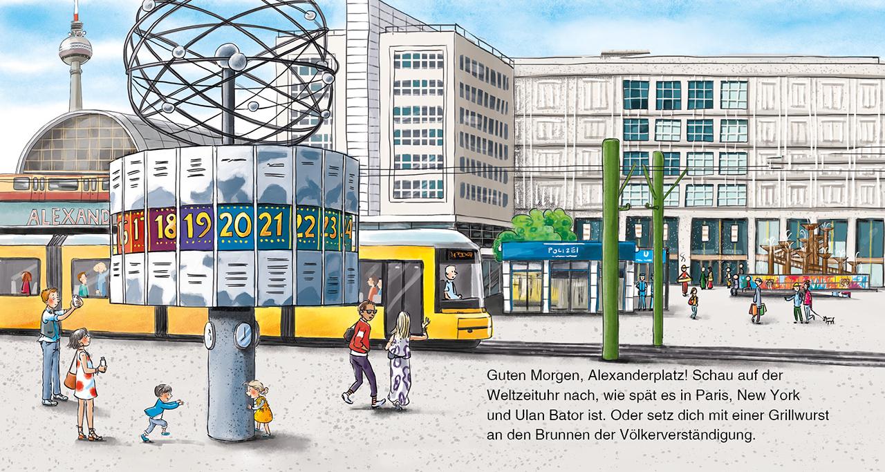 Beispielinhalt (Bild) Gute Nacht, Berlin