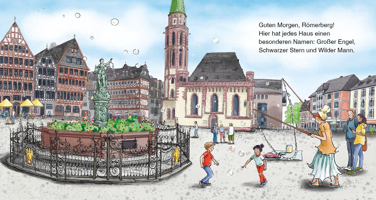 Beispielinhalt (Bild) Gute Nacht, Frankfurt