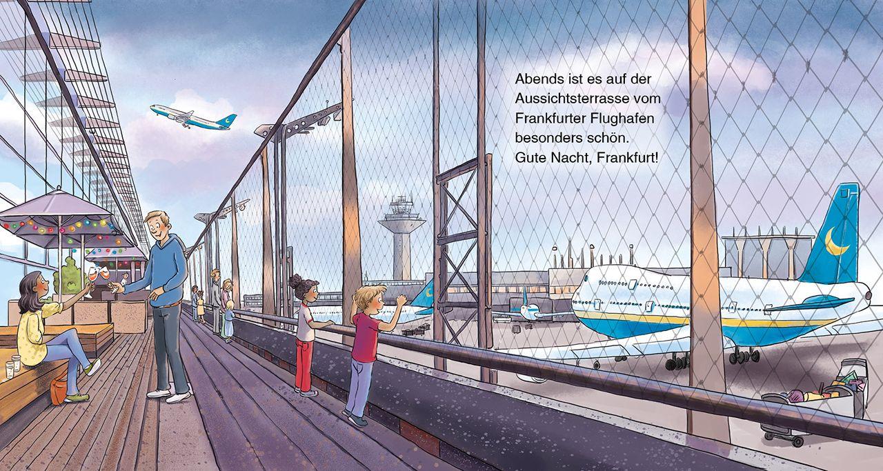Beispielinhalt (Bild) Gute Nacht, Frankfurt