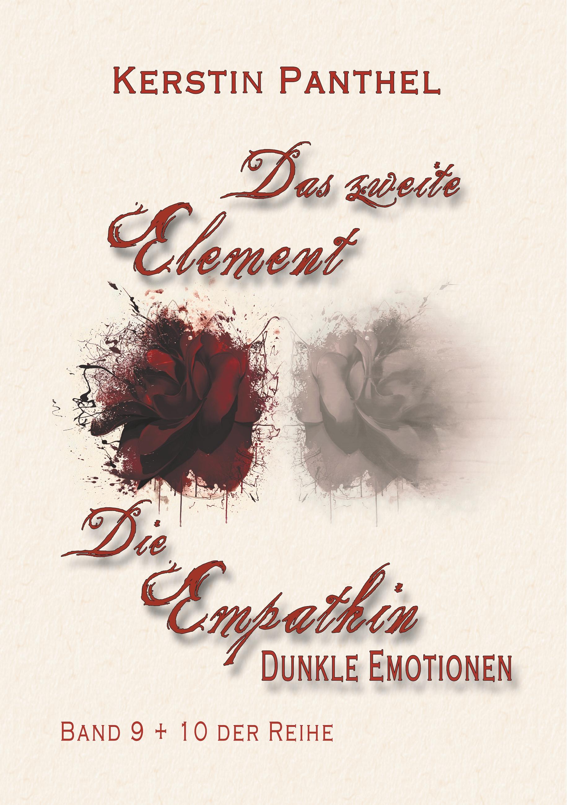 Vorderes Coverbild "Das zweite Element" und "Die Empathin"