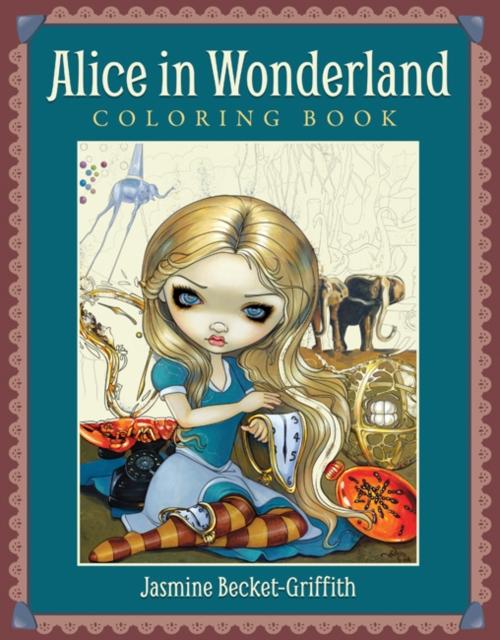 Vorderes Coverbild Alice in Wonderland Coloring Book