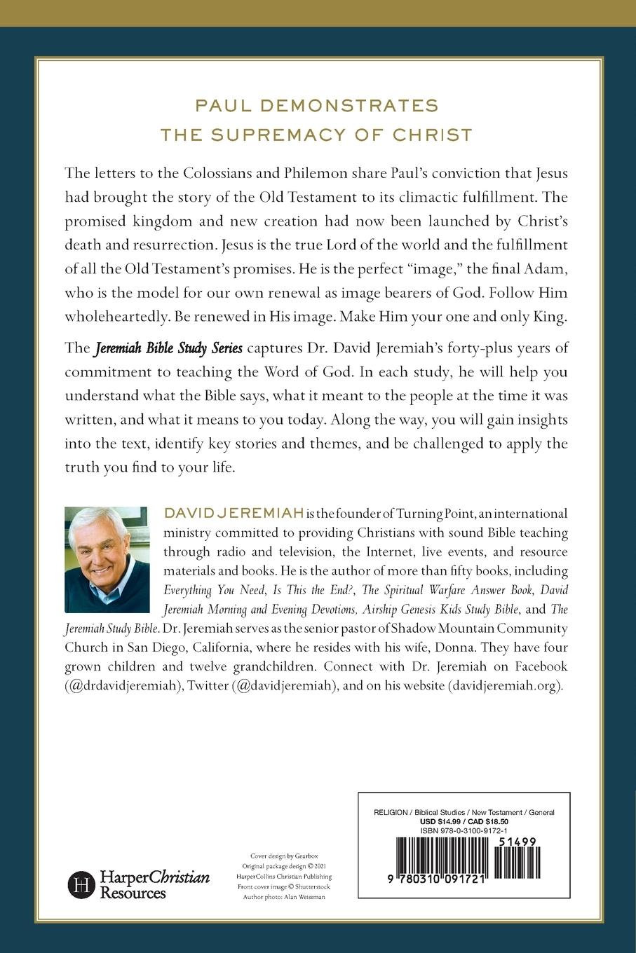 Rückseitencover A Colossians and Philemon