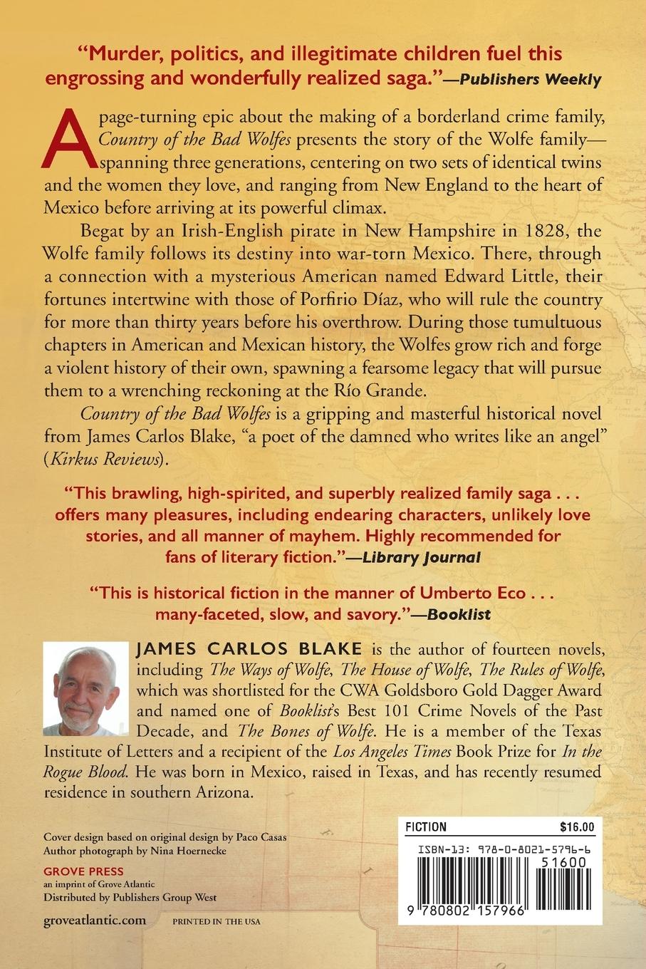 Rückseitencover Country of the Bad Wolfes
