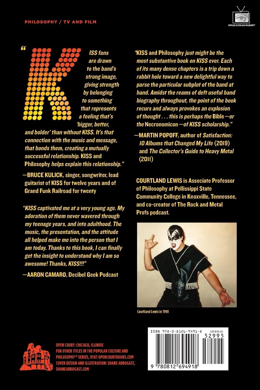 Rückseitencover Kiss and Philosophy