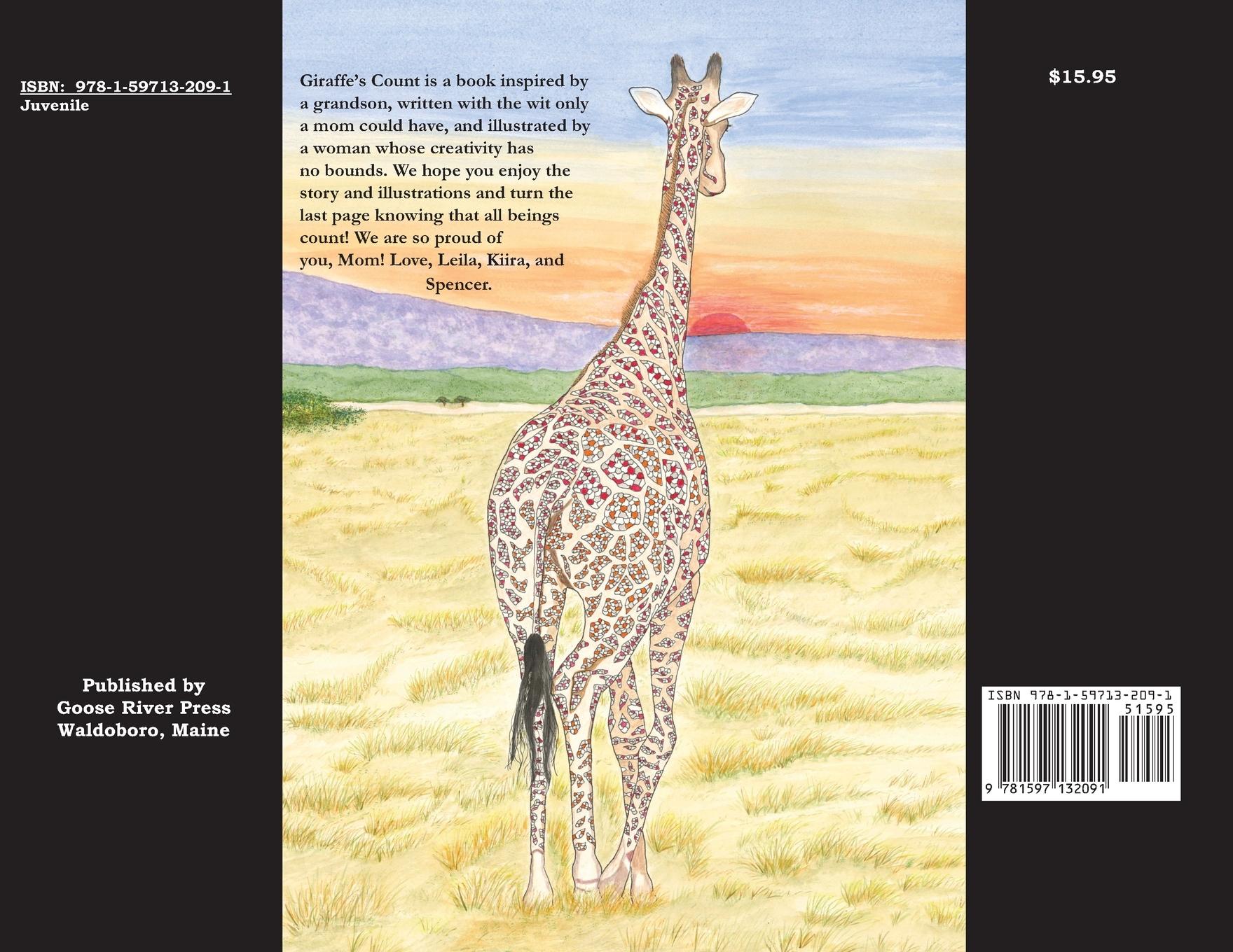 Rückseitencover Giraffes Count