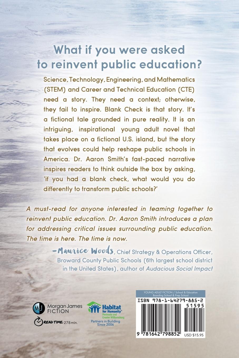 Rückseitencover Blank Check, A Novel