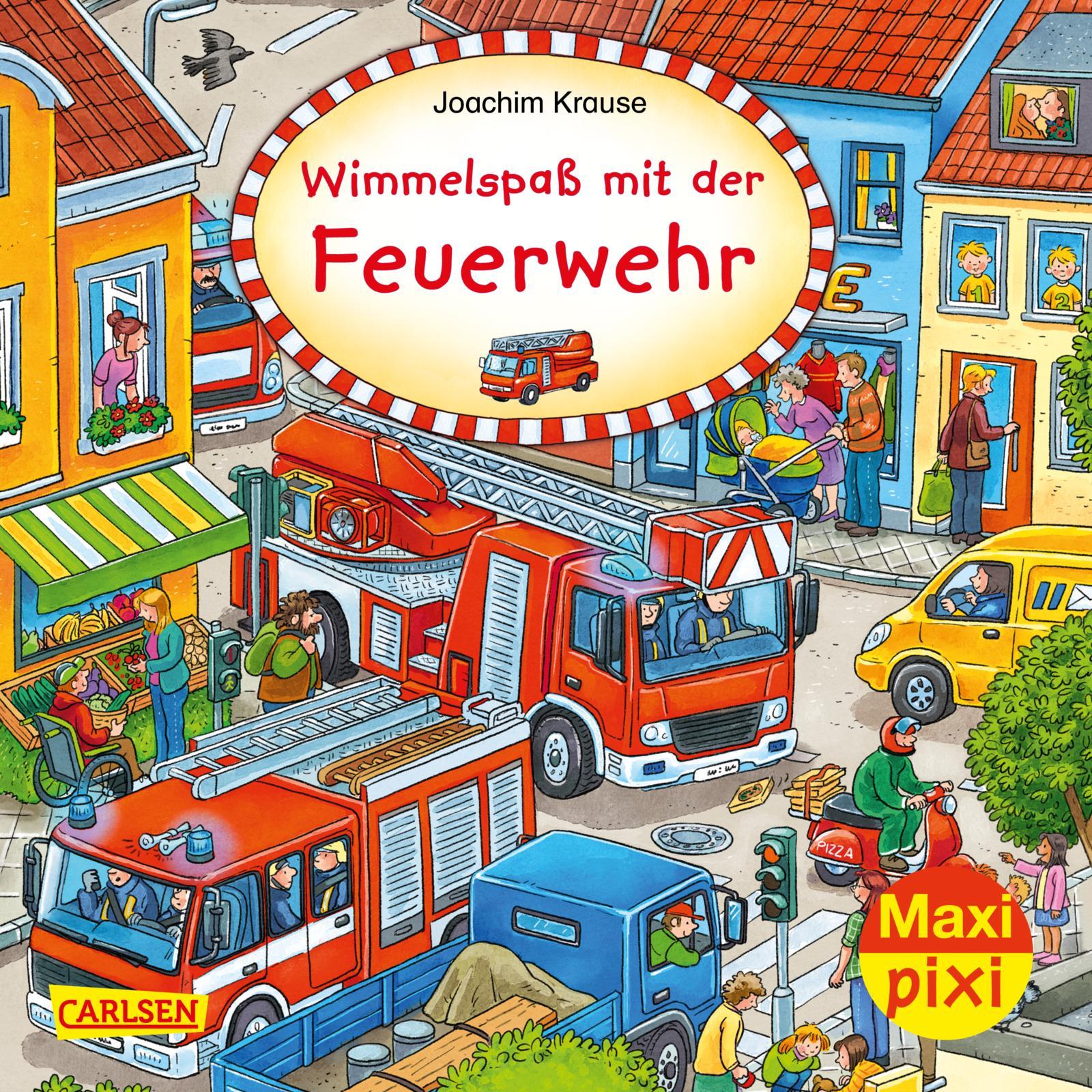 Vorderes Coverbild Maxi Pixi 319: VE 5 Wimmelspaß mit der Feuerwehr (5 Exemplare)