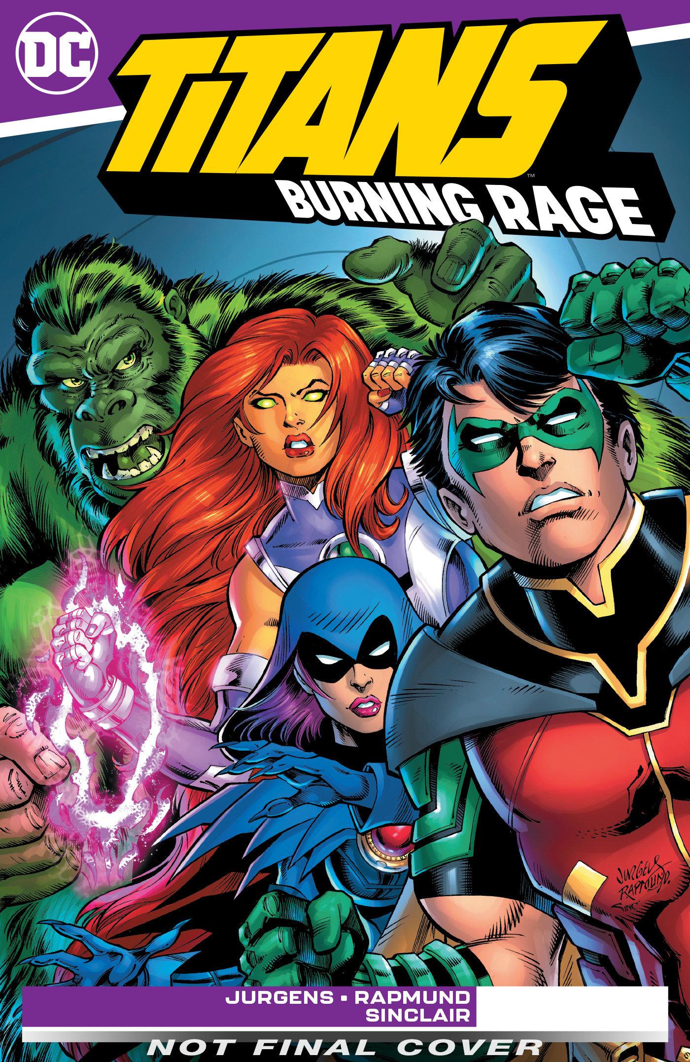 Vorderes Coverbild Titans: Burning Rage