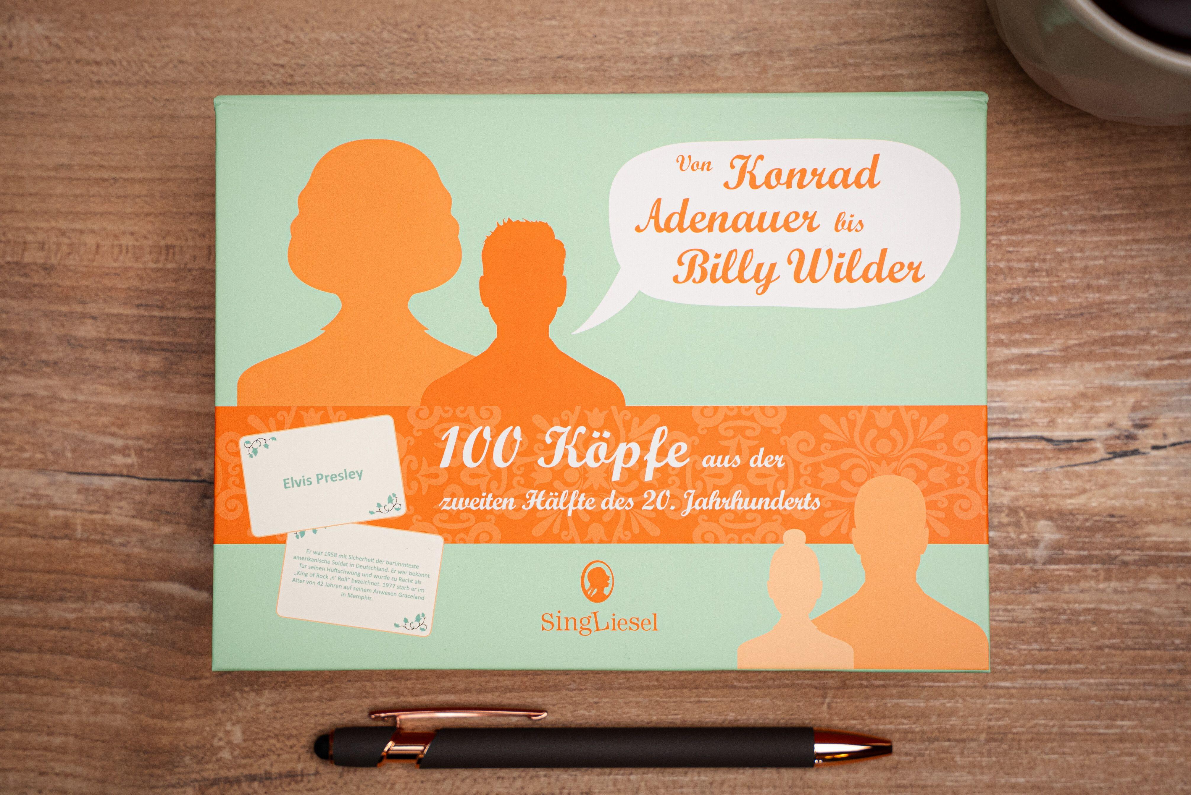 Beispielinhalt (Bild) 100 Köpfe aus der zweiten Hälfte des 20. Jahrhunderts