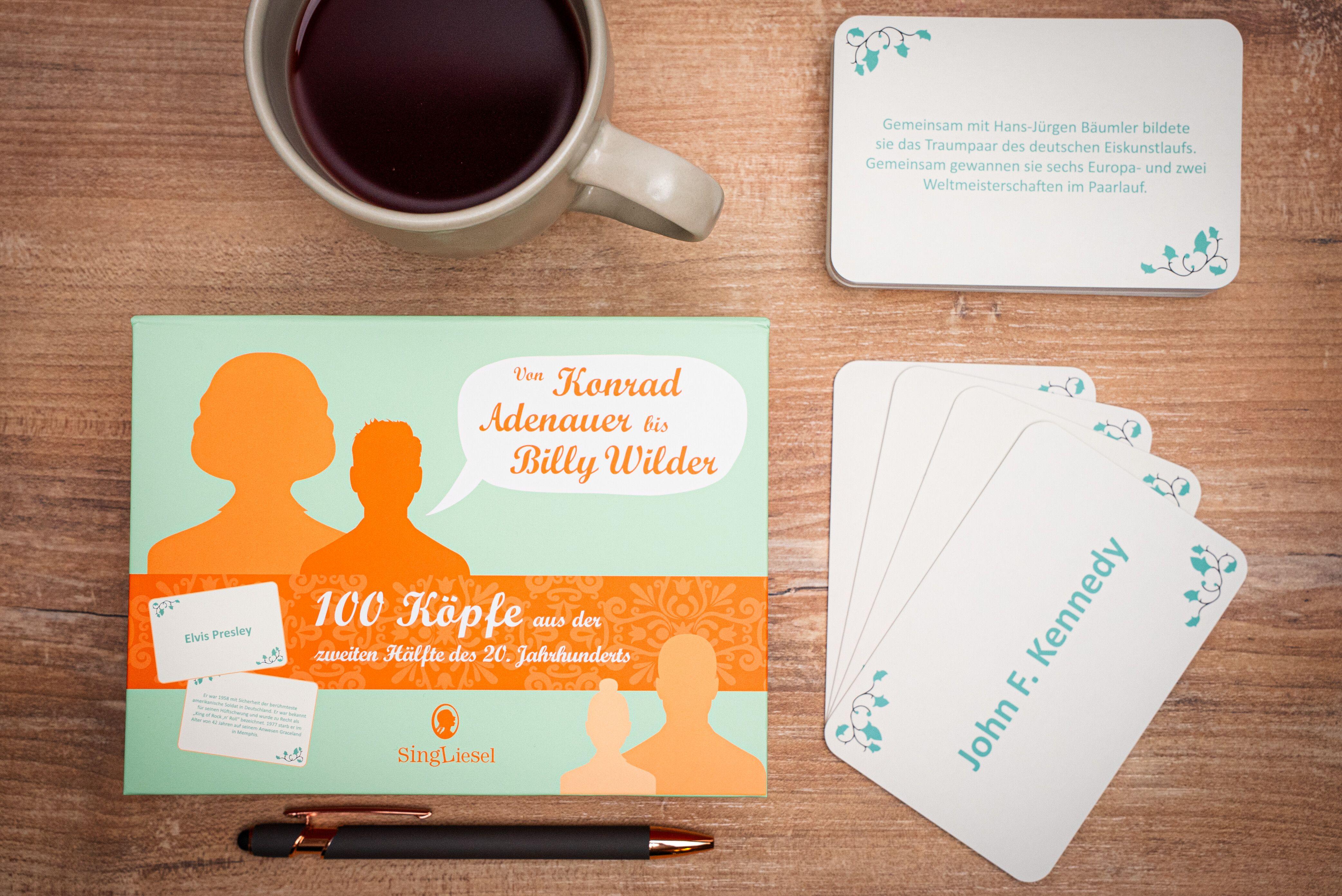 Beispielinhalt (Bild) 100 Köpfe aus der zweiten Hälfte des 20. Jahrhunderts