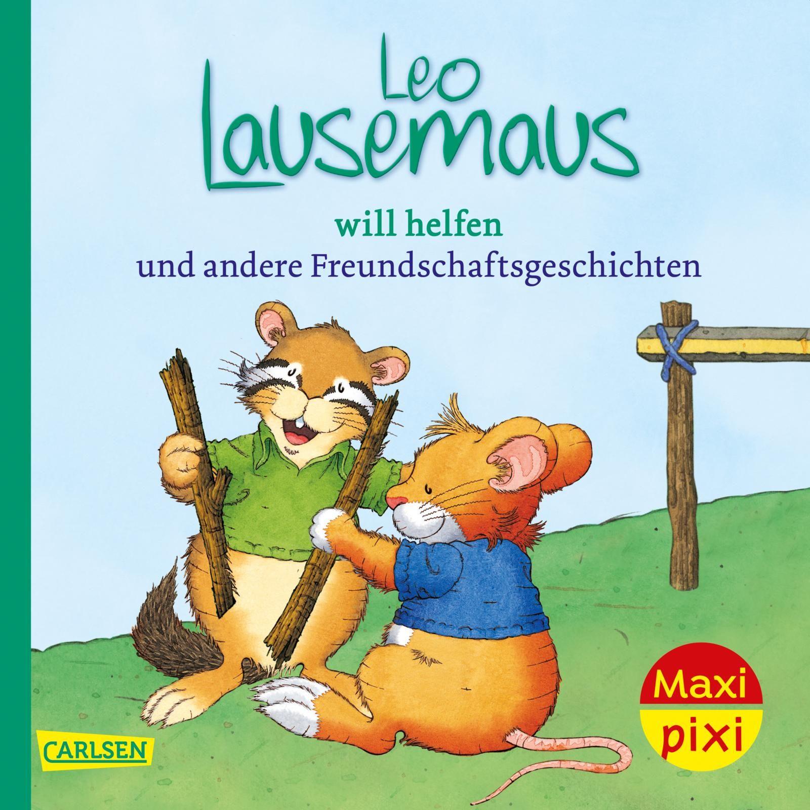 Vorderes Coverbild Maxi Pixi 323: VE 5 Leo Lausemaus will helfen (5 Exemplare)