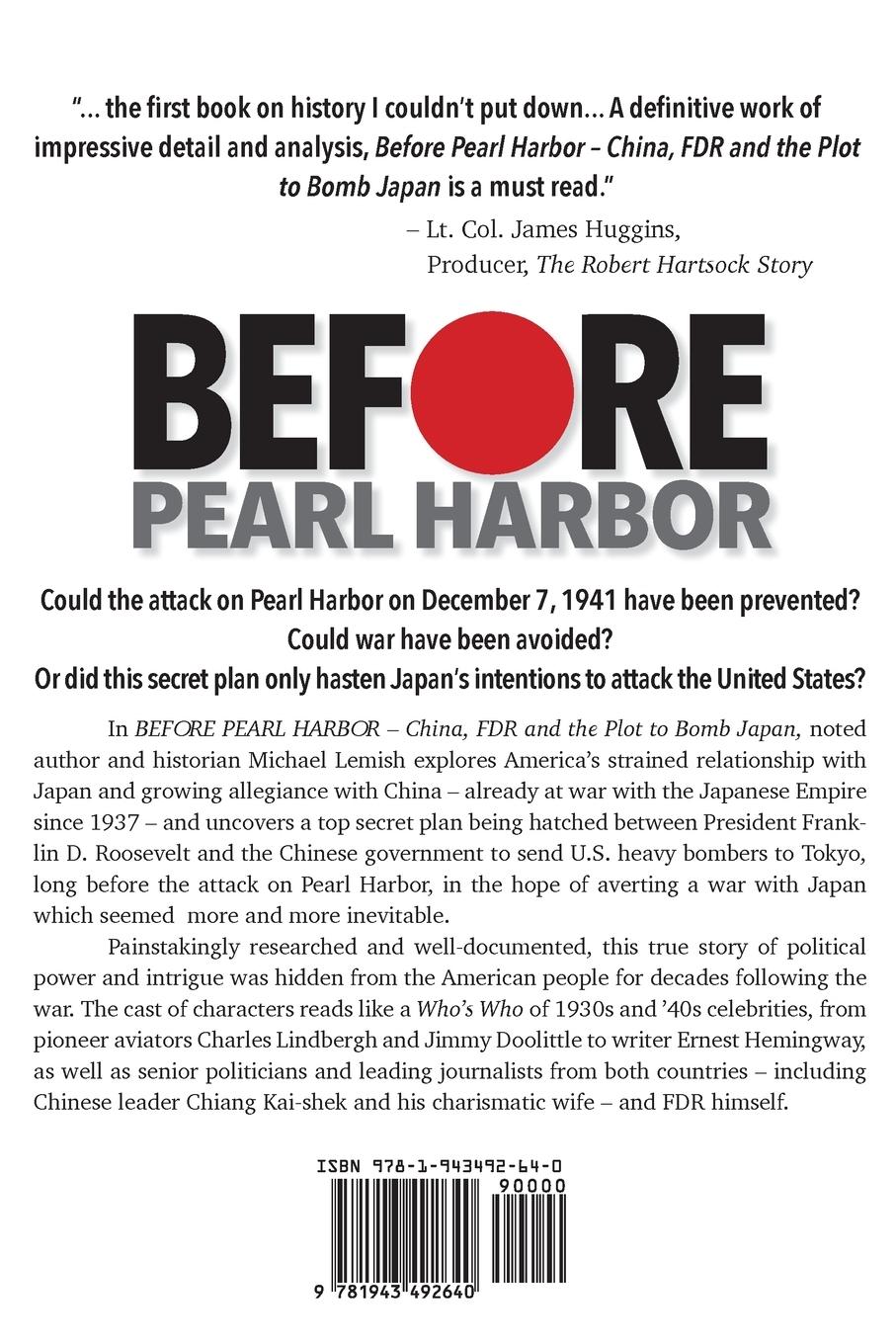 Rückseitencover Before Pearl Harbor