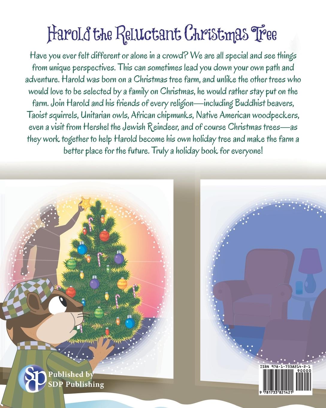 Rückseitencover Harold the Reluctant Christmas Tree