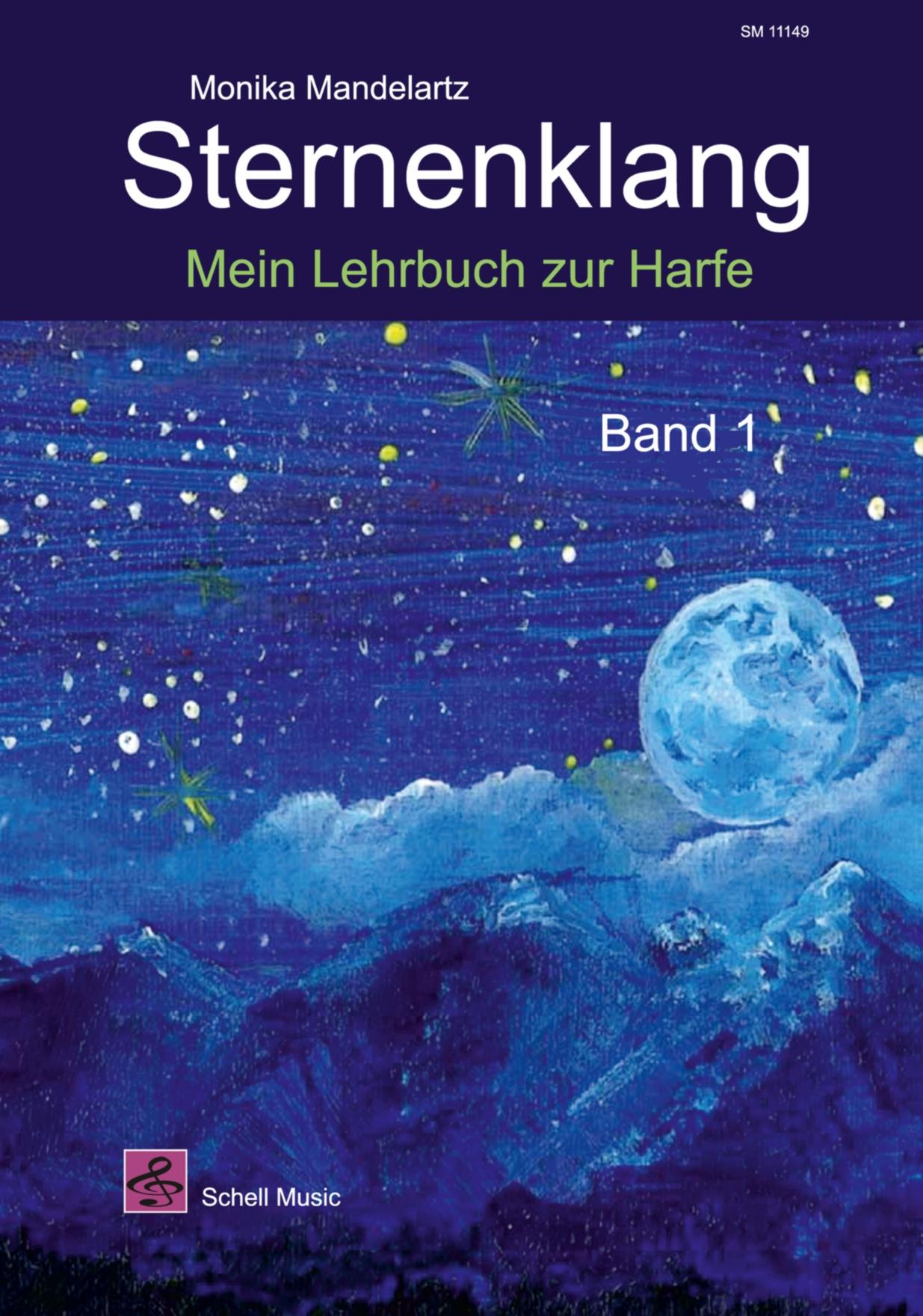 Vorderes Coverbild Sternenklang. Mein Lehrbuch zur Harfe Band 1