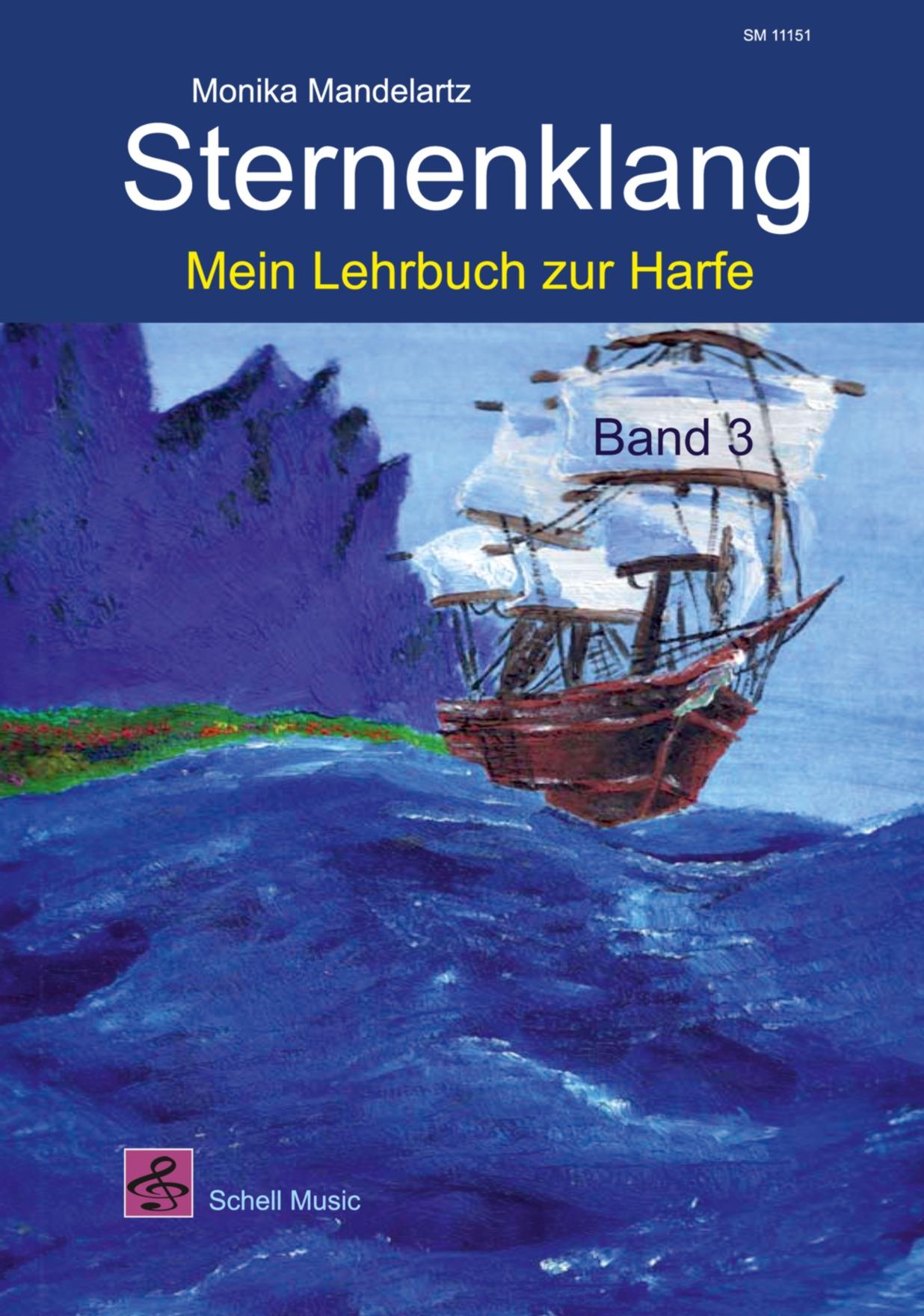 Vorderes Coverbild Sternenklang. Mein Lehrbuch zur Harfe Band 3
