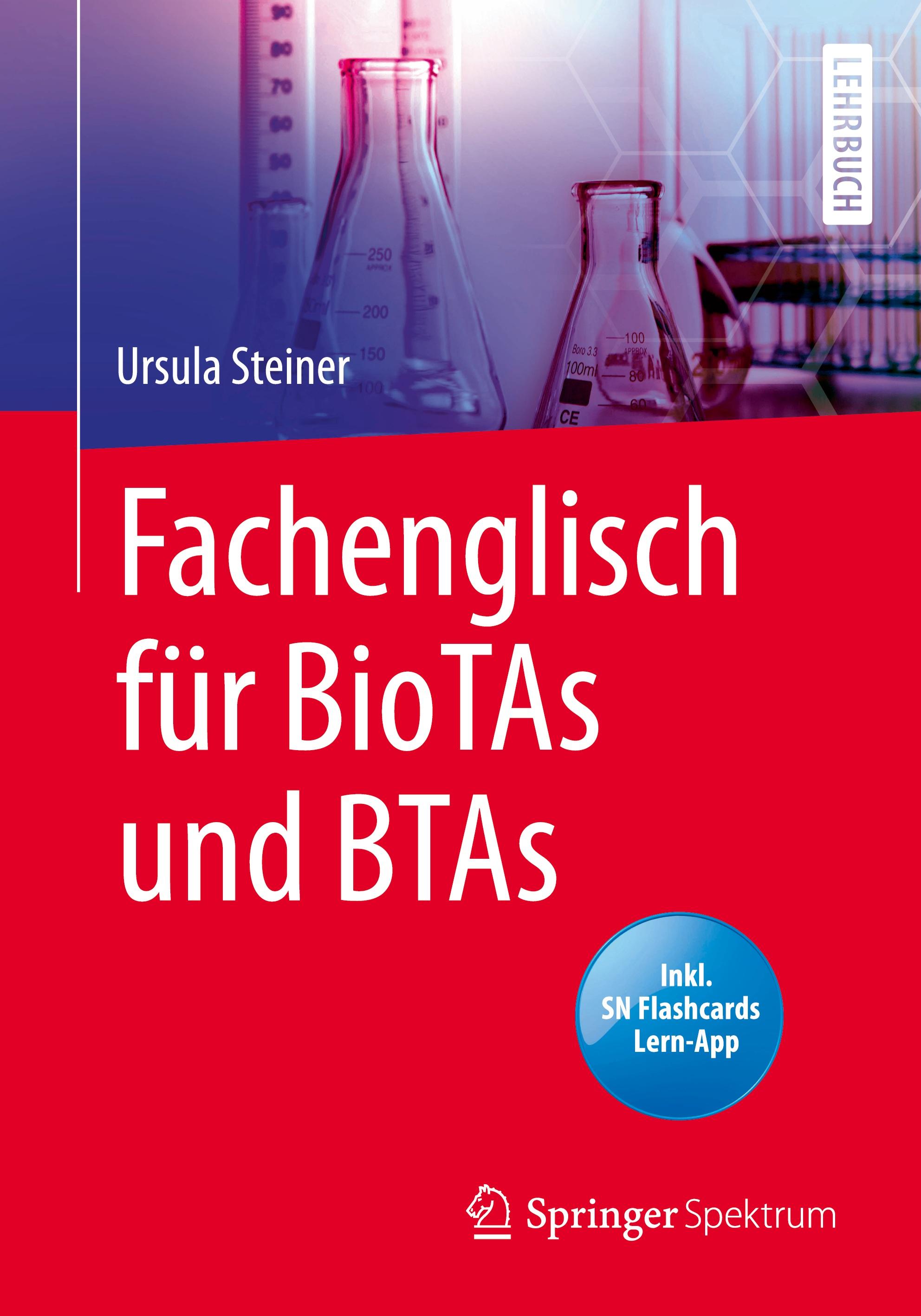 Vorderes Coverbild Fachenglisch für BioTAs und BTAs
