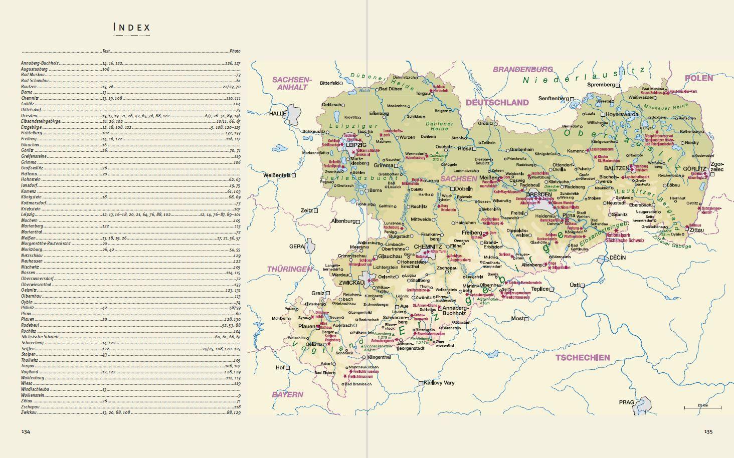 Beispielinhalt (Bild) Journey through Saxony - Reise durch Sachsen